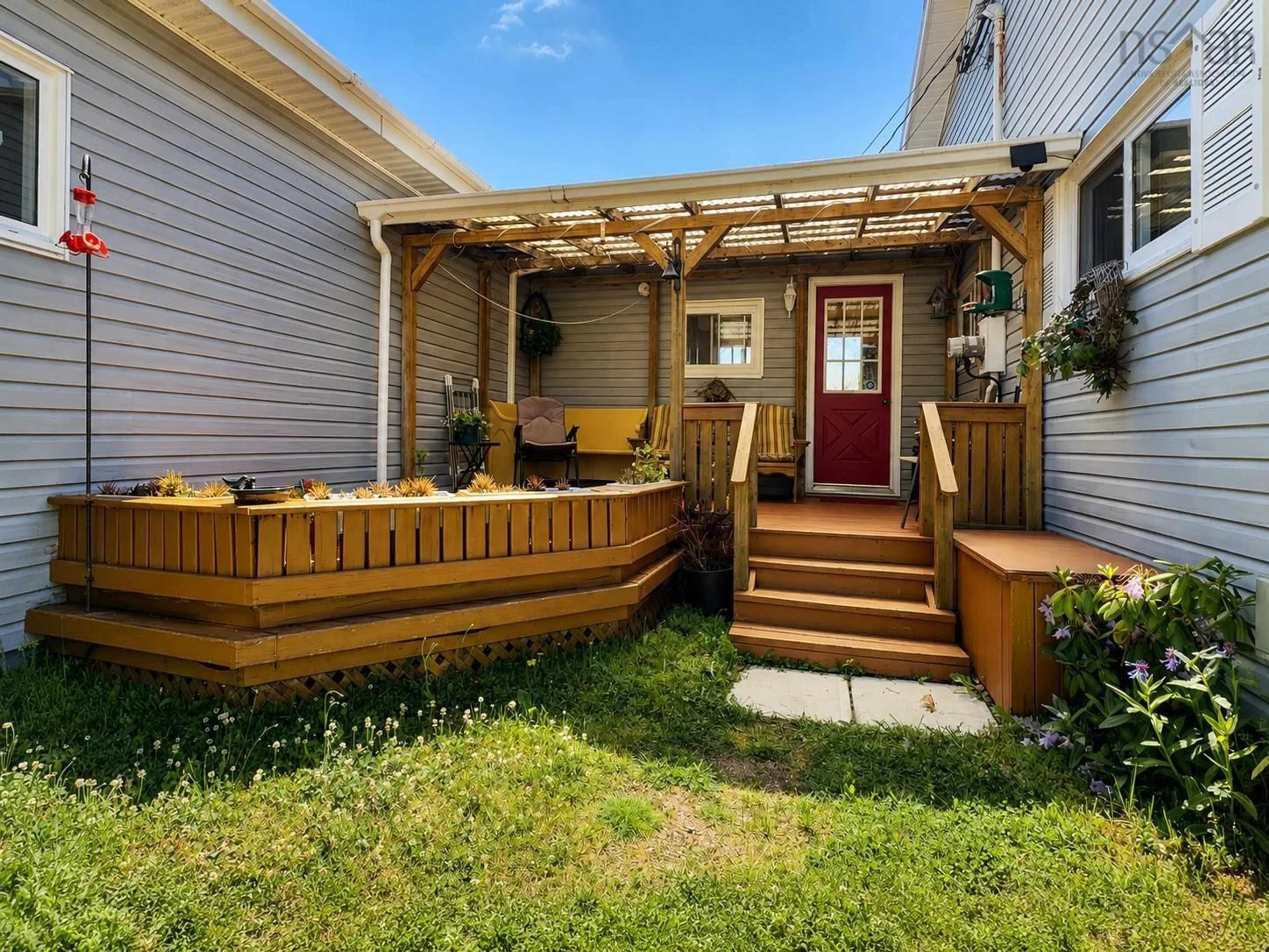 Patio, street for 29389 Cabot Trail, Cape North Nova Scotia B0C 1G0