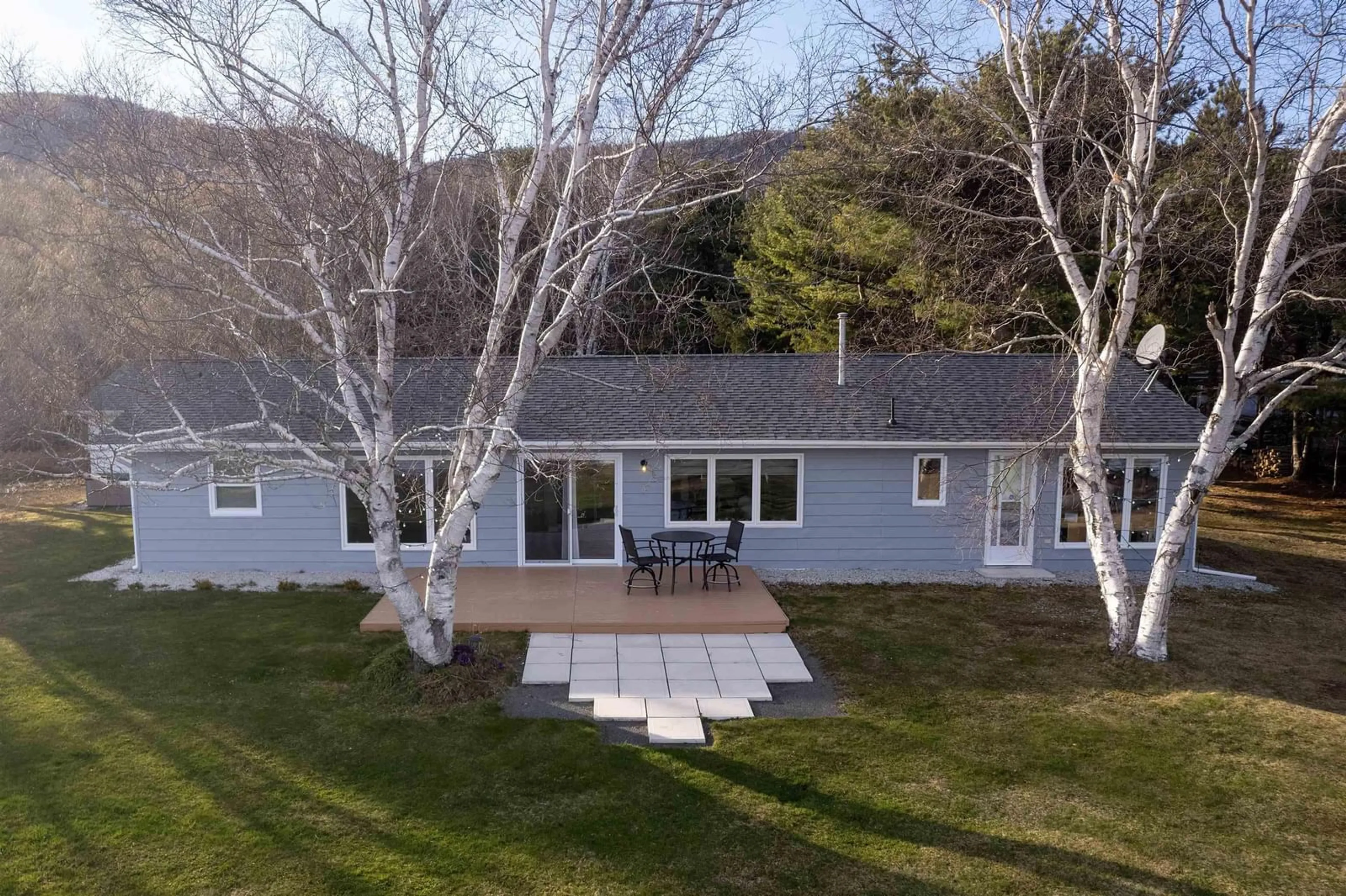 A pic from outside/outdoor area/front of a property/back of a property/a pic from drone, unknown for 378 Stewart Rd, New Harris Forks Nova Scotia B1X 1T8