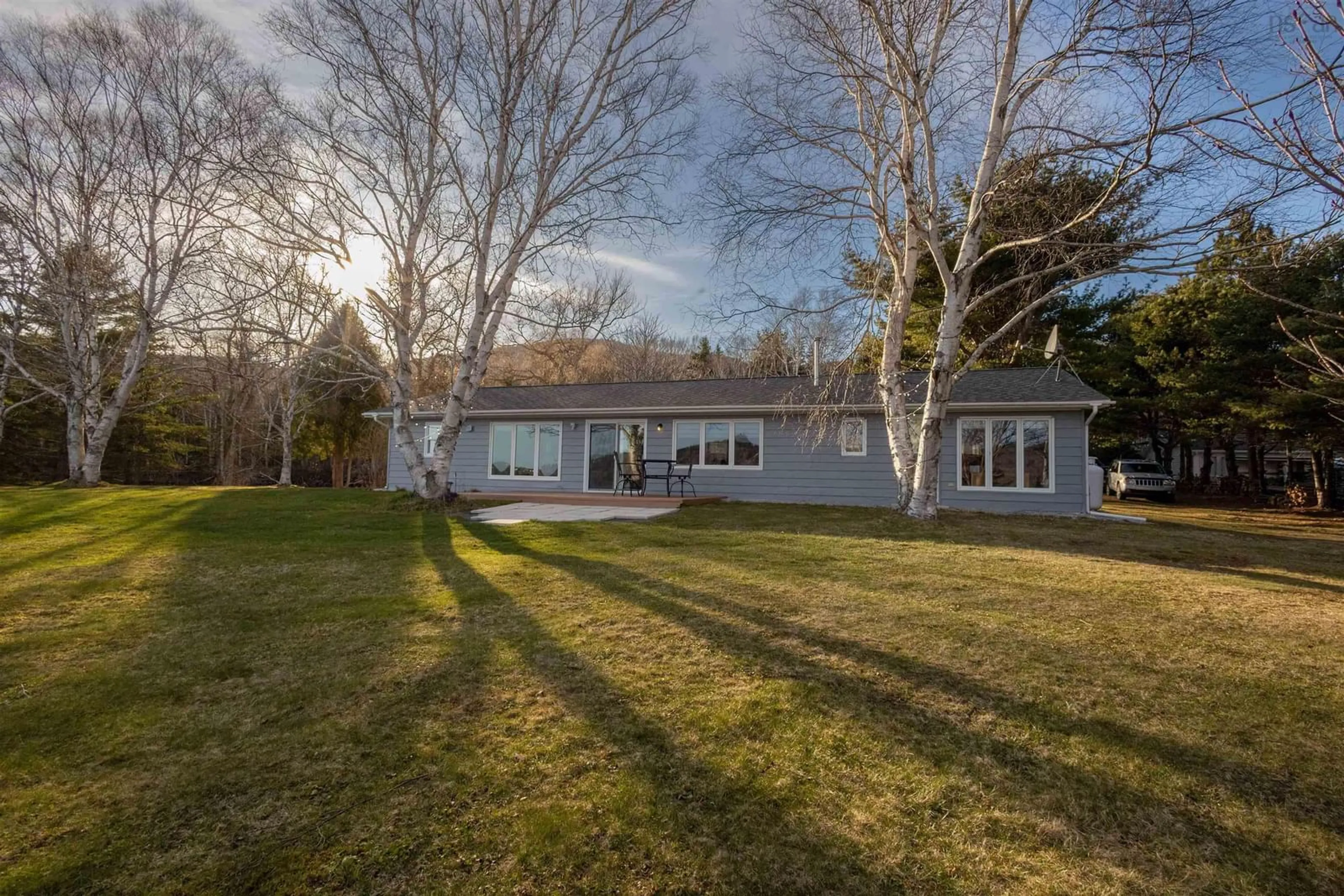 A pic from outside/outdoor area/front of a property/back of a property/a pic from drone, water/lake/river/ocean view for 378 Stewart Rd, New Harris Forks Nova Scotia B1X 1T8