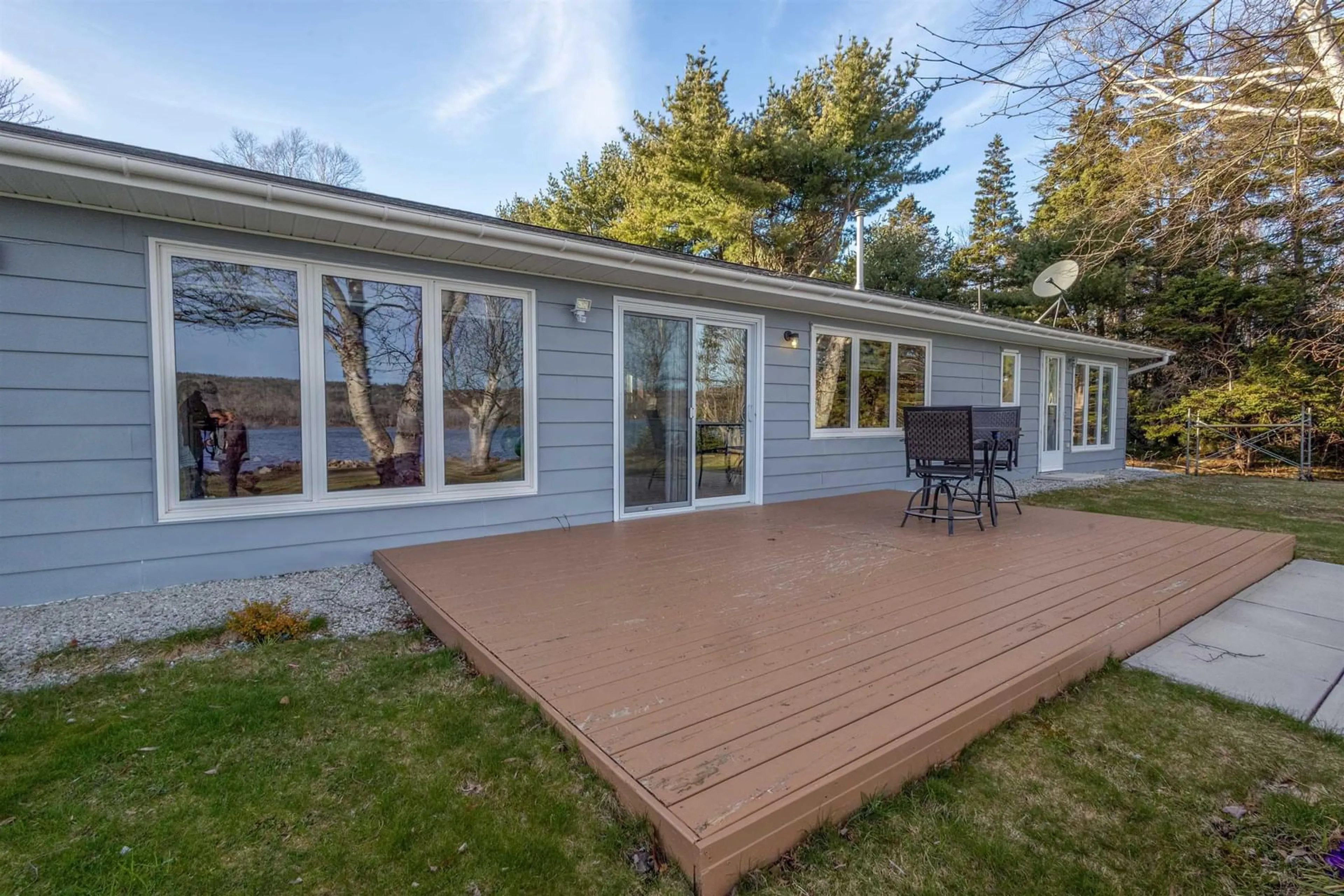 Patio, water/lake/river/ocean view for 378 Stewart Rd, New Harris Forks Nova Scotia B1X 1T8