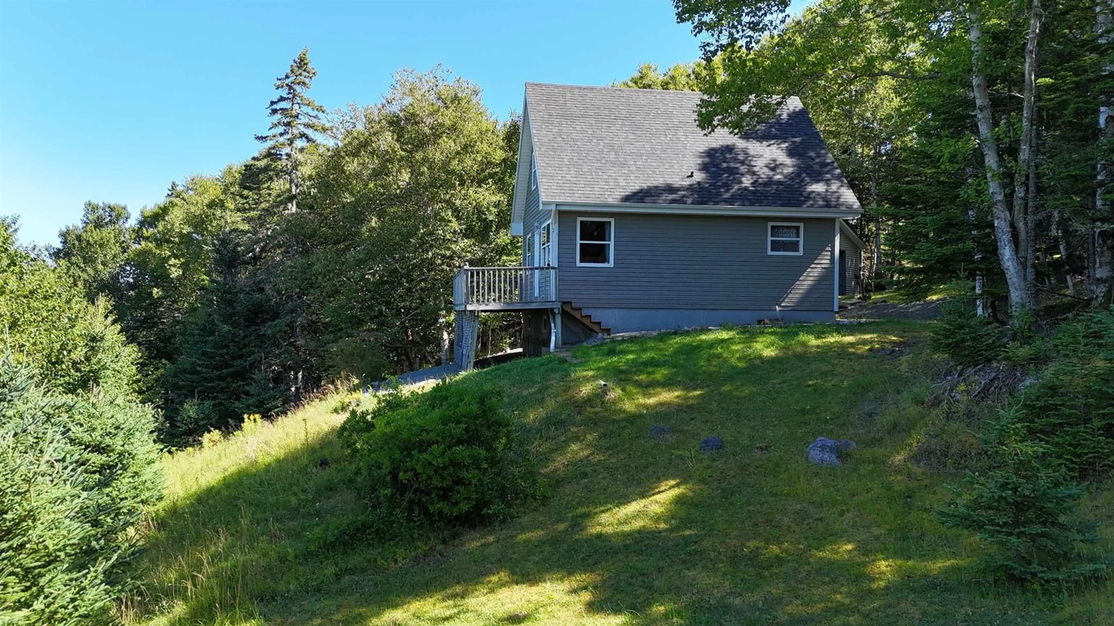 A pic from outside/outdoor area/front of a property/back of a property/a pic from drone, unknown for 80 Diana Mountain Rd, The Points West Bay Nova Scotia B0E 3K0