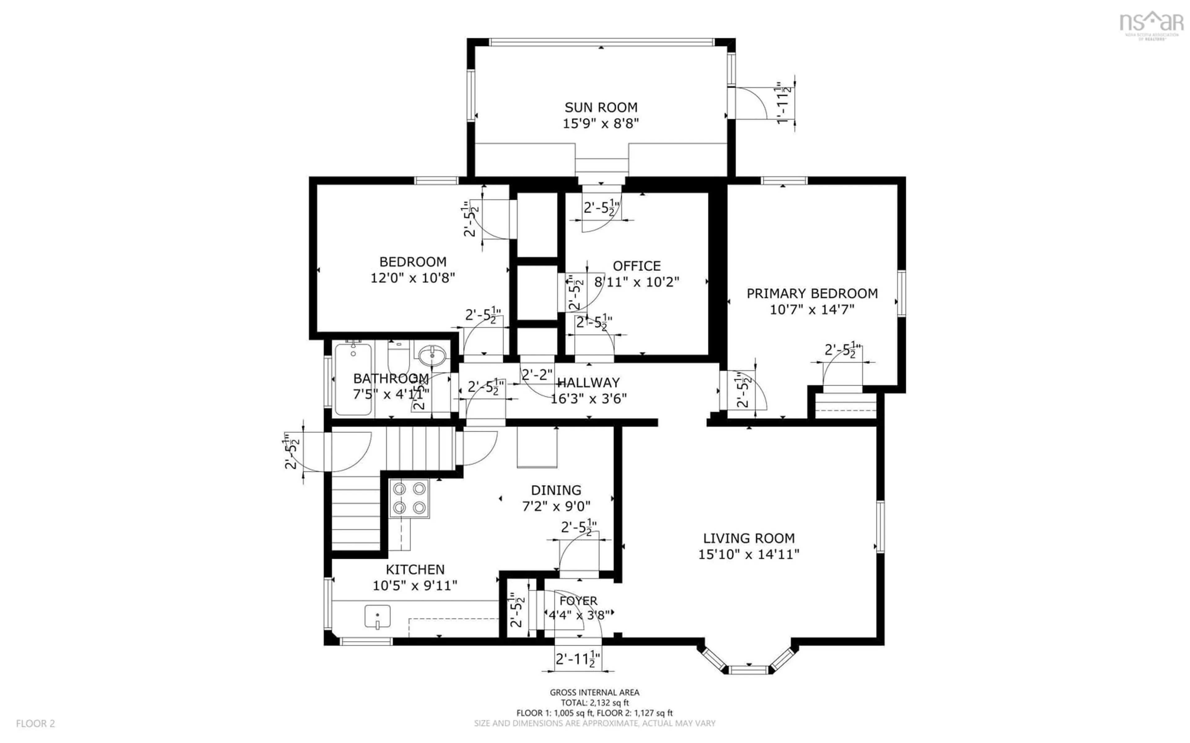 Floor plan for 14 Birchfield Cres, Spryfield Nova Scotia B3R 2E7