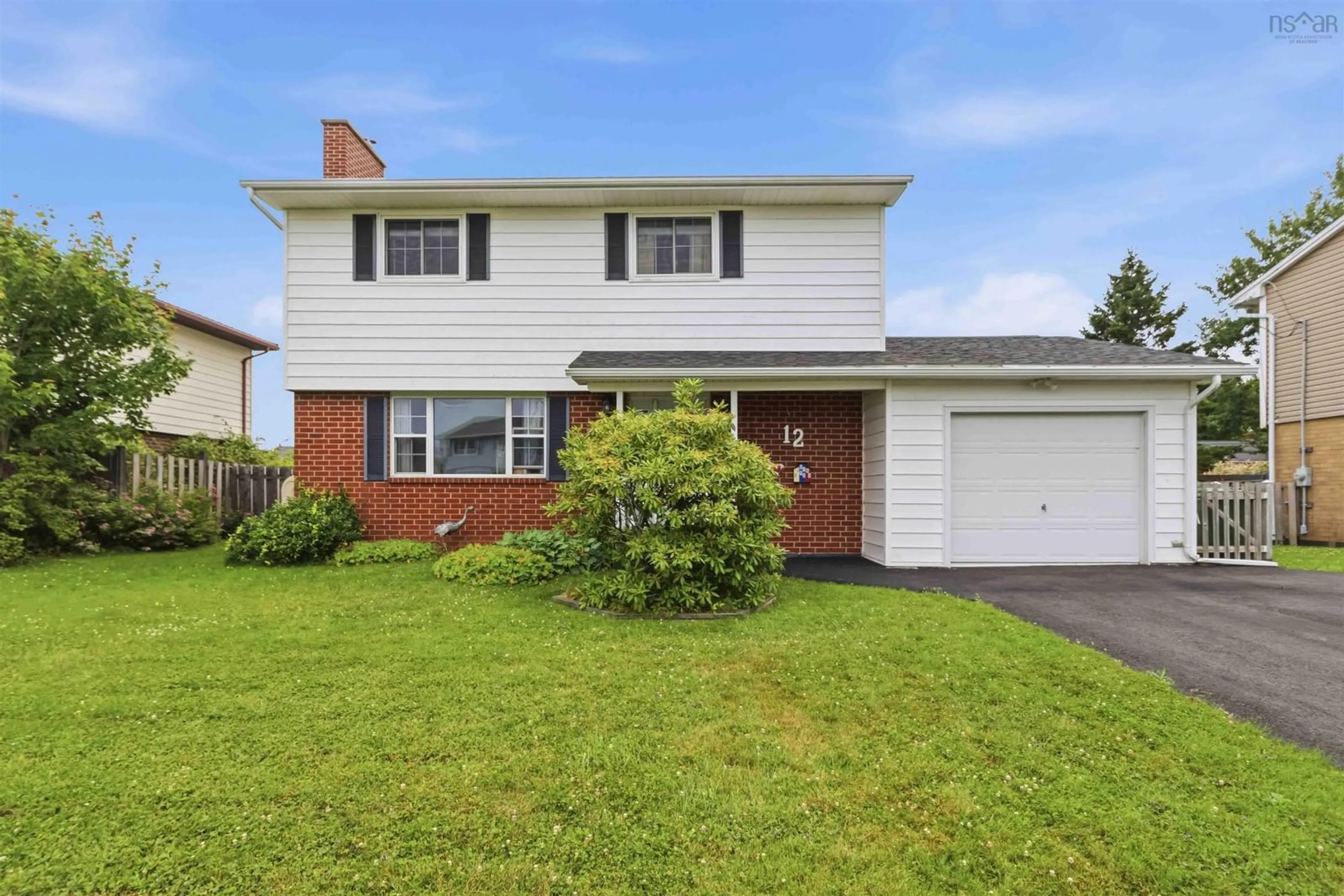 Home with vinyl exterior material, street for 12 Briarlynn Cres, Cole Harbour Nova Scotia B2V 1K6