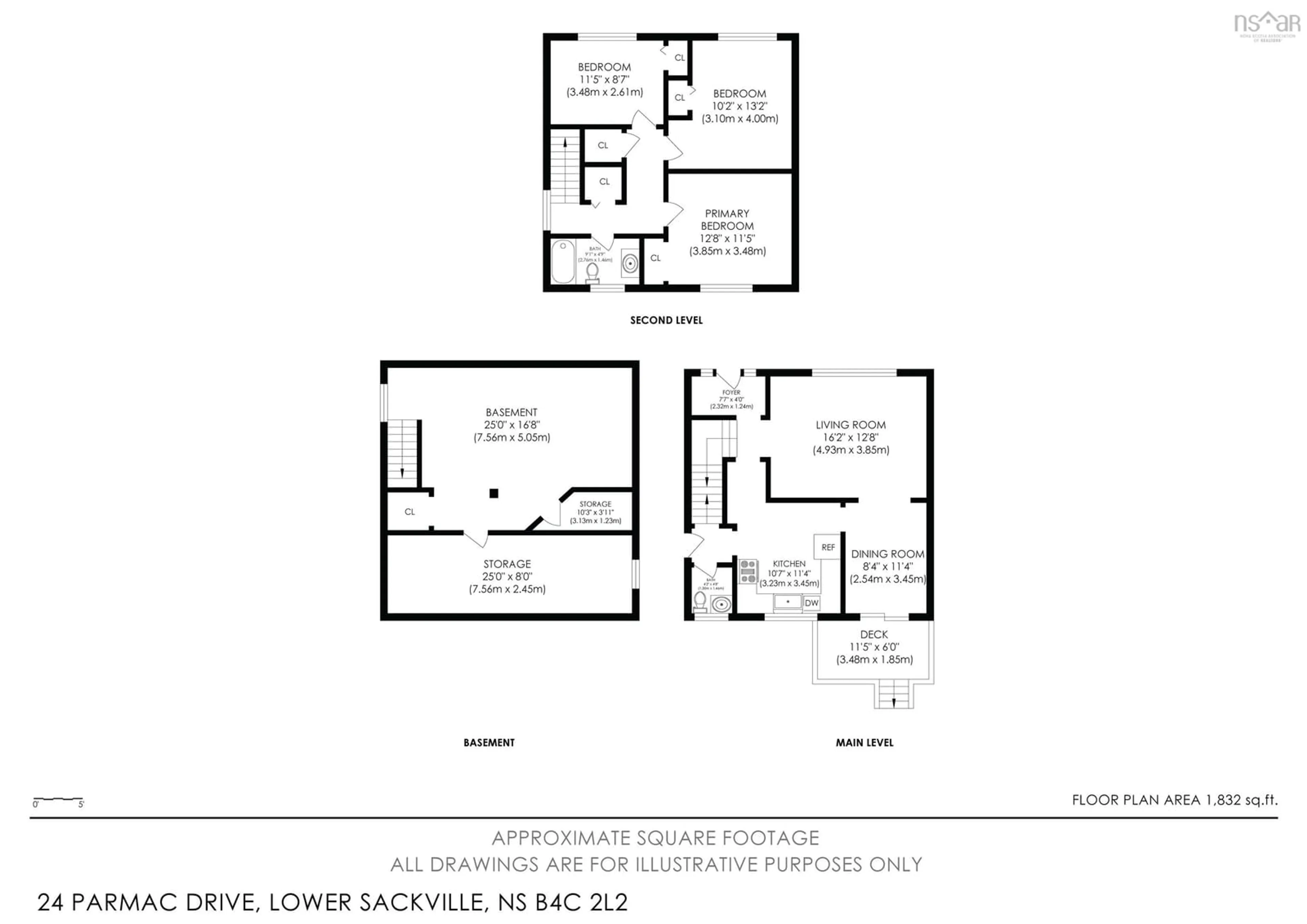 Floor plan for 24 Parmac Dr, Lower Sackville Nova Scotia B4C 2L2