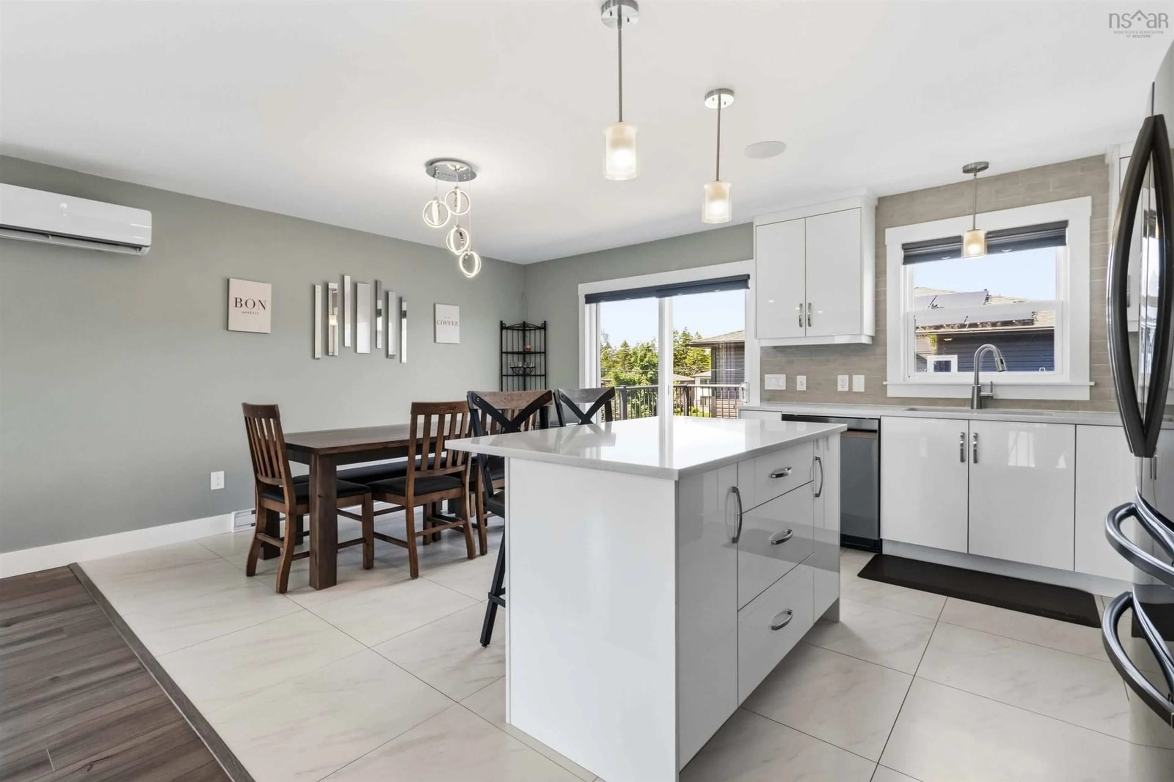 Open concept kitchen, ceramic/tile floor for 137 Marigold Dr, Middle Sackville Nova Scotia B4E 1S4
