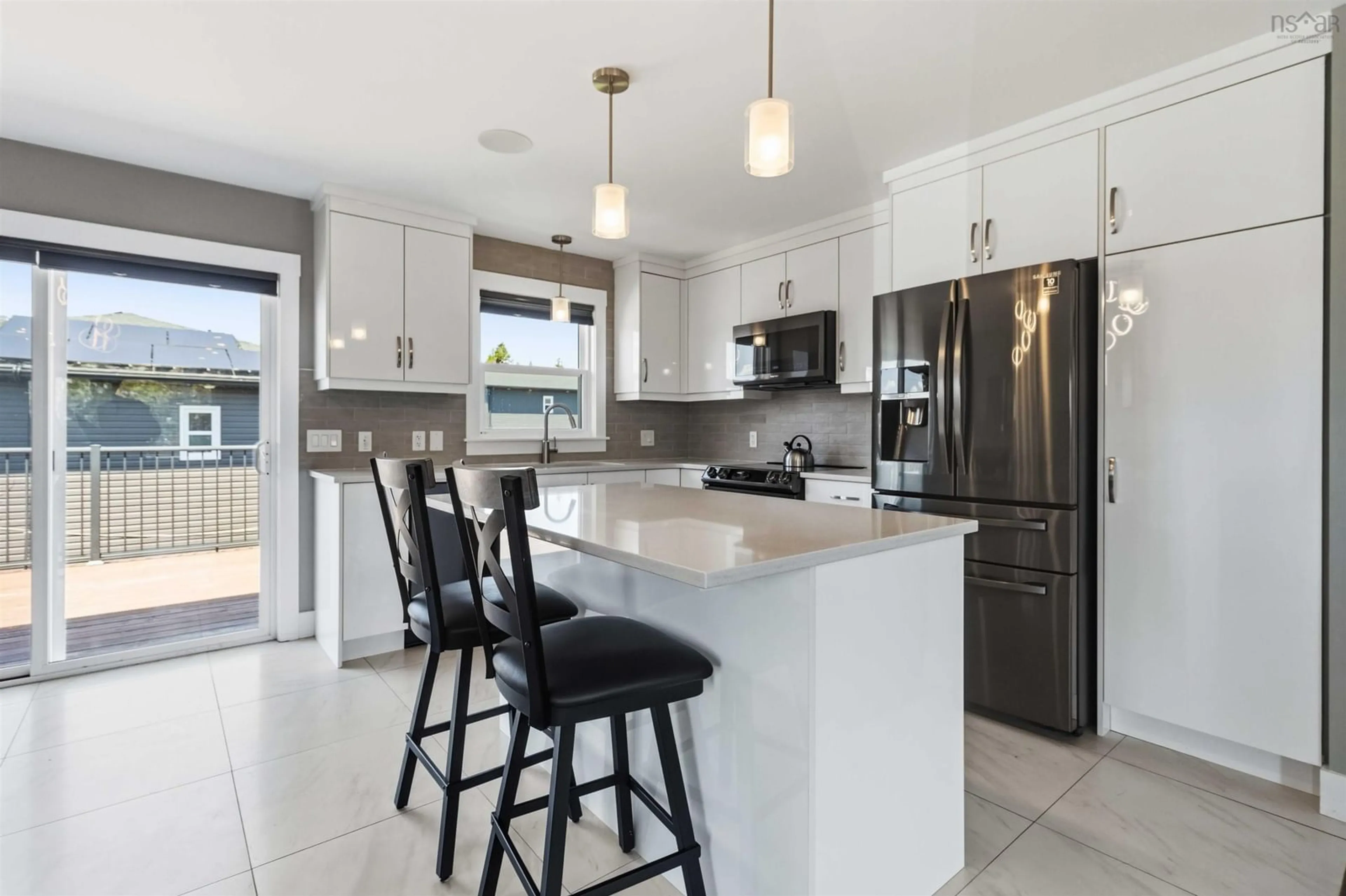 Open concept kitchen, ceramic/tile floor for 137 Marigold Dr, Middle Sackville Nova Scotia B4E 1S4
