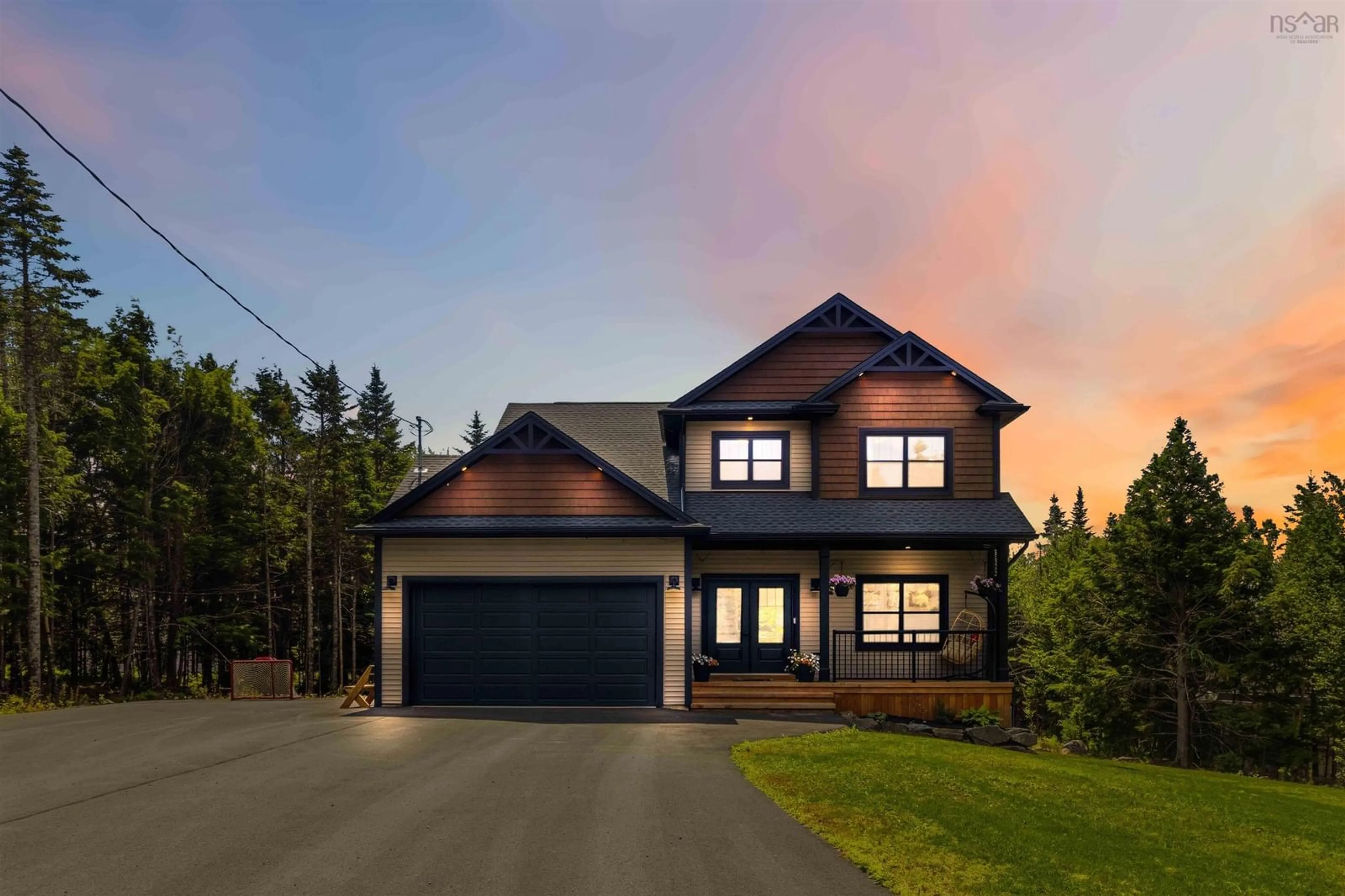 Home with vinyl exterior material, street for 32 Marron Lane, Middle Sackville Nova Scotia B4E 0M7