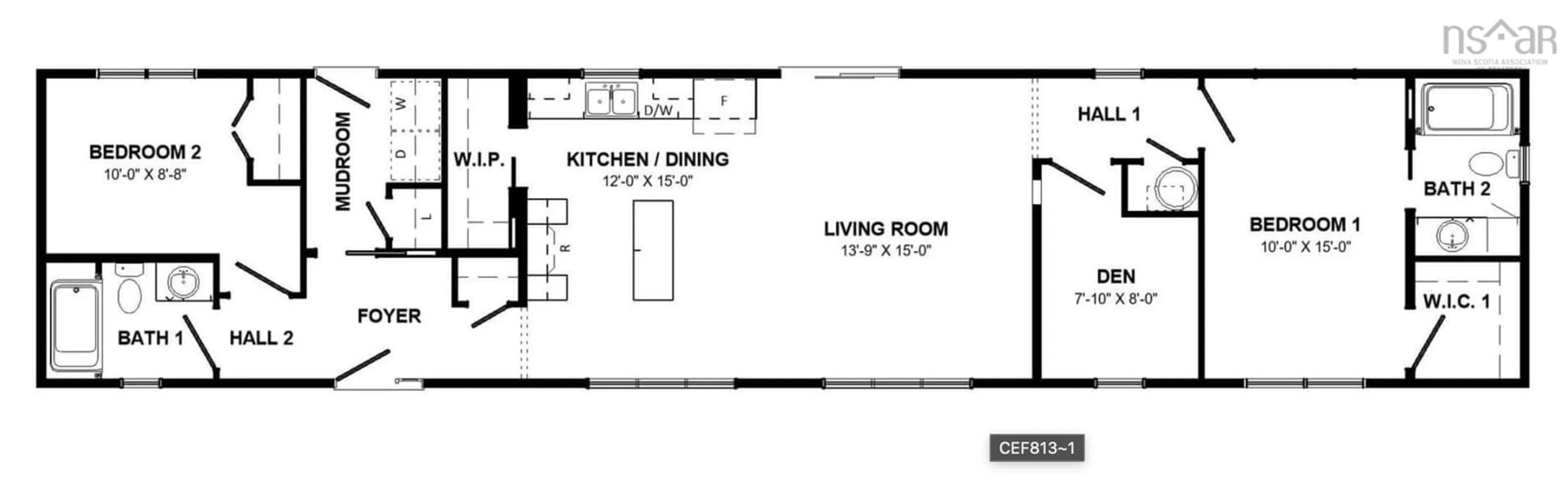 Floor plan for 511 Fulton #Lot, Elmsdale Nova Scotia B2S 0H4
