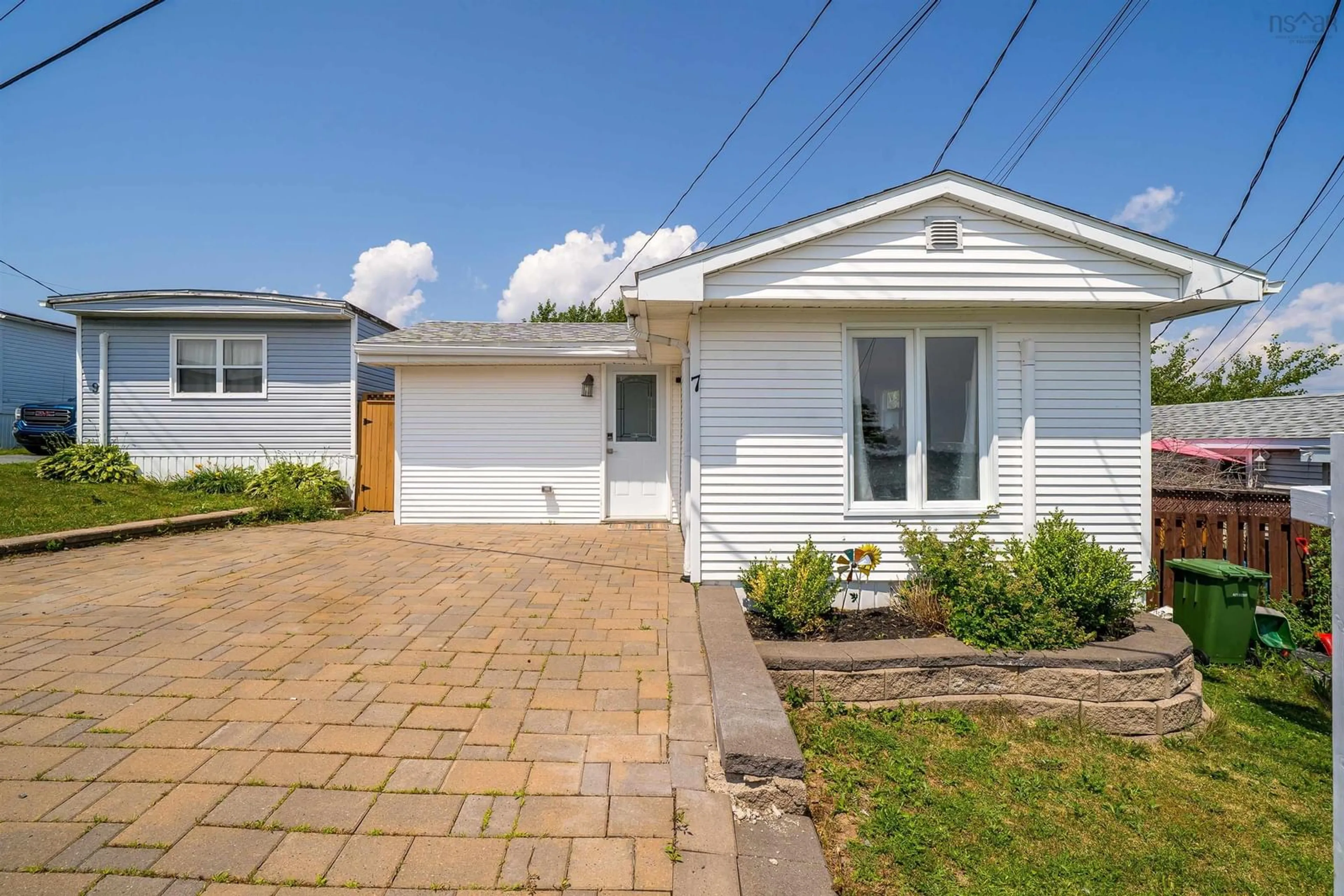 Home with vinyl exterior material, street for 7 Hillside Dr, Harrietsfield Nova Scotia B3V 1A8