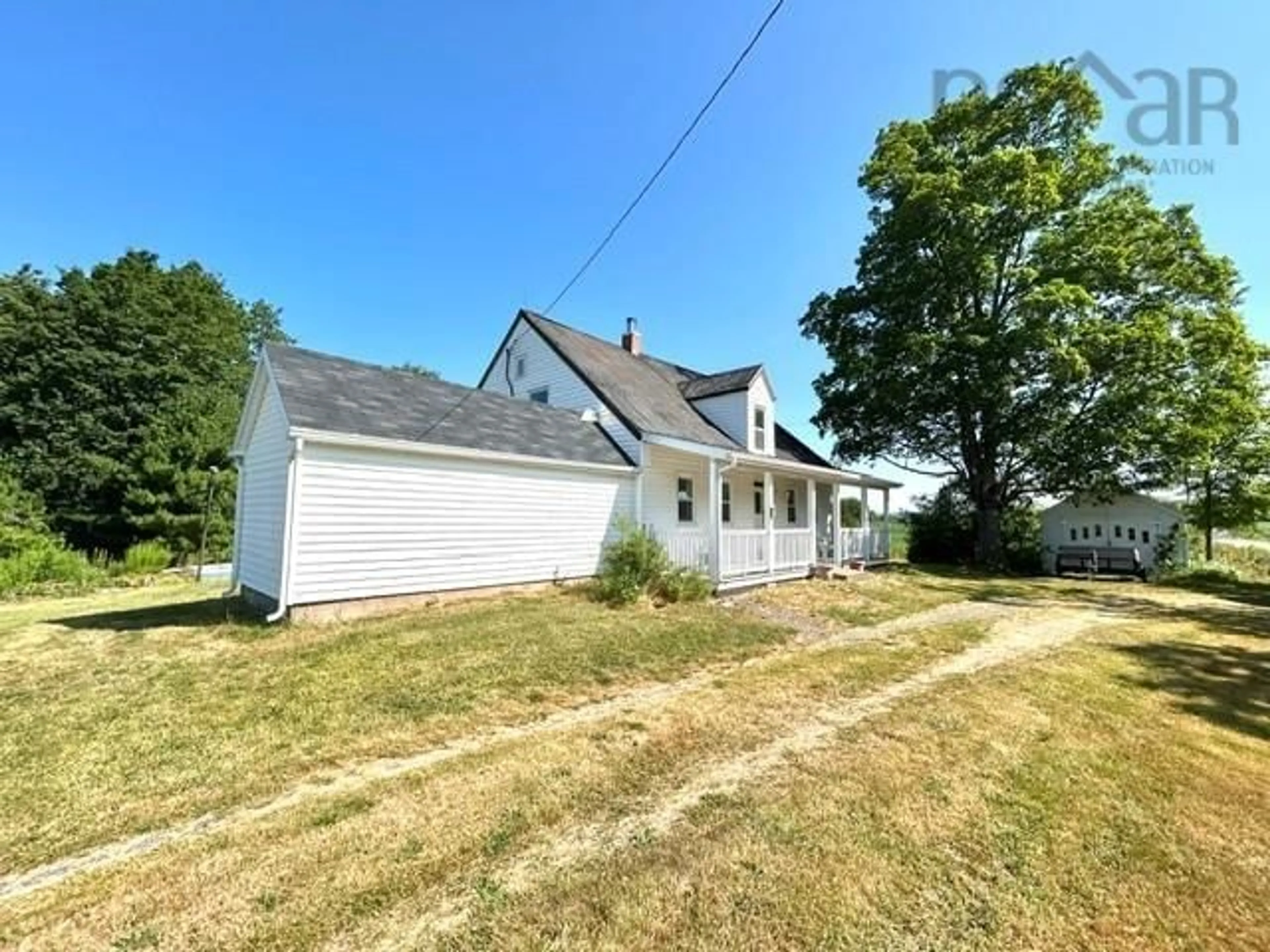A pic from outside/outdoor area/front of a property/back of a property/a pic from drone, street for 1263 Highway 336, Newton Mills Nova Scotia B0N 2P0