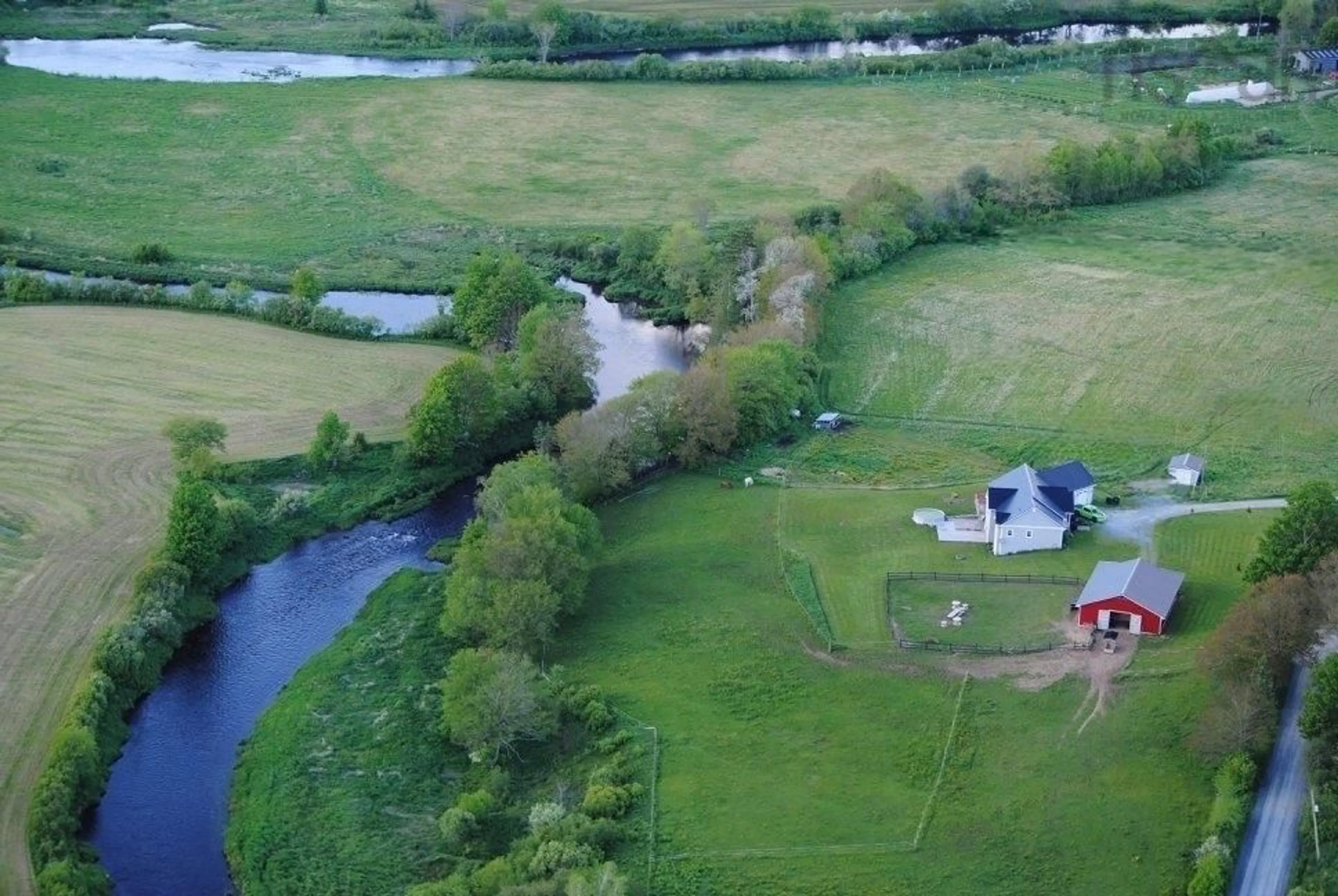 A pic from outside/outdoor area/front of a property/back of a property/a pic from drone, water/lake/river/ocean view for 385 Archibald Brook Rd, Middle Musquodoboit Nova Scotia B0N 1X0