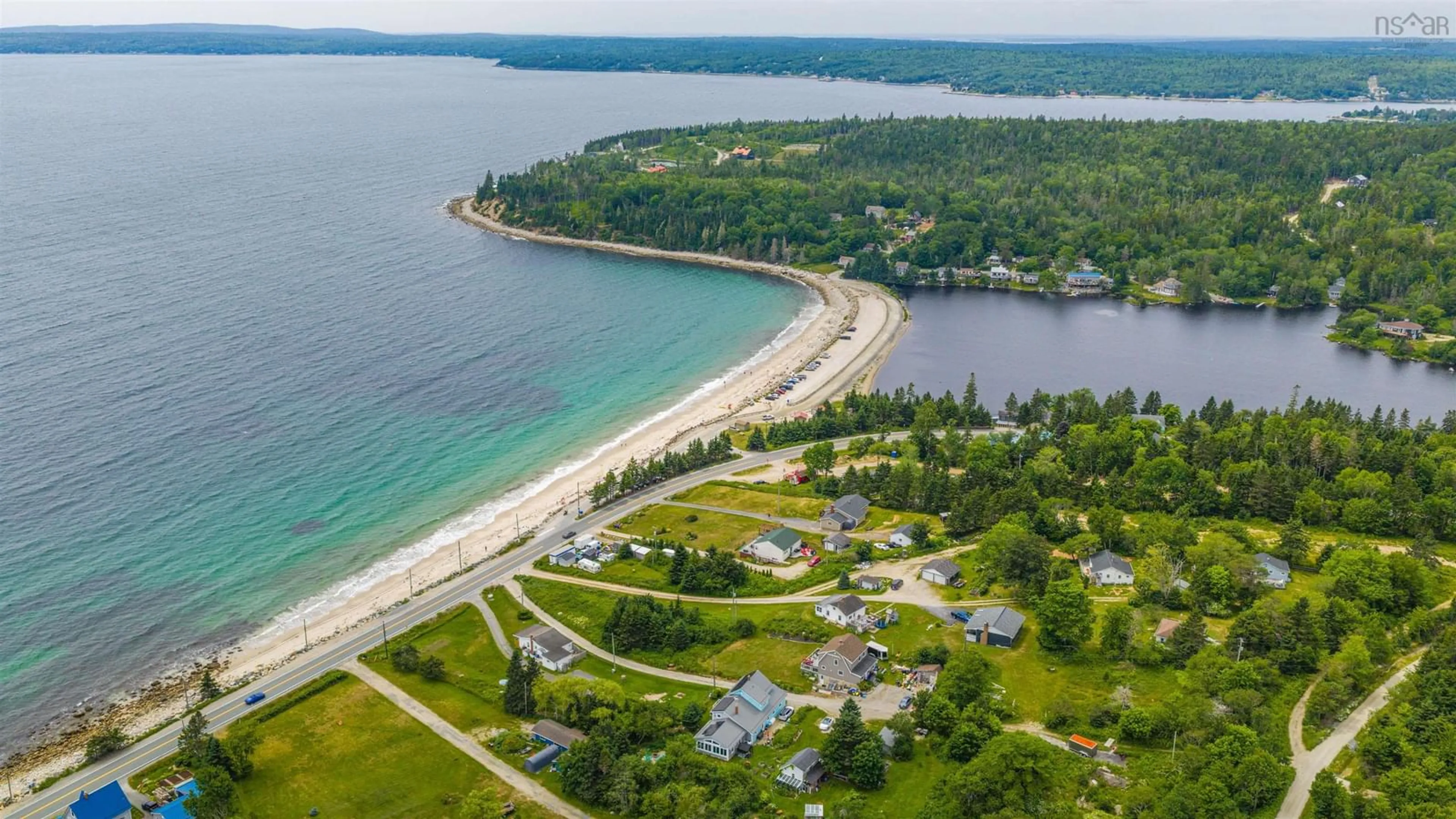 A pic from outside/outdoor area/front of a property/back of a property/a pic from drone, water/lake/river/ocean view for 9583 St Margarets Bay Rd, Queensland Ns B0j 1 Rd, Queensland Nova Scotia B0J 1T0