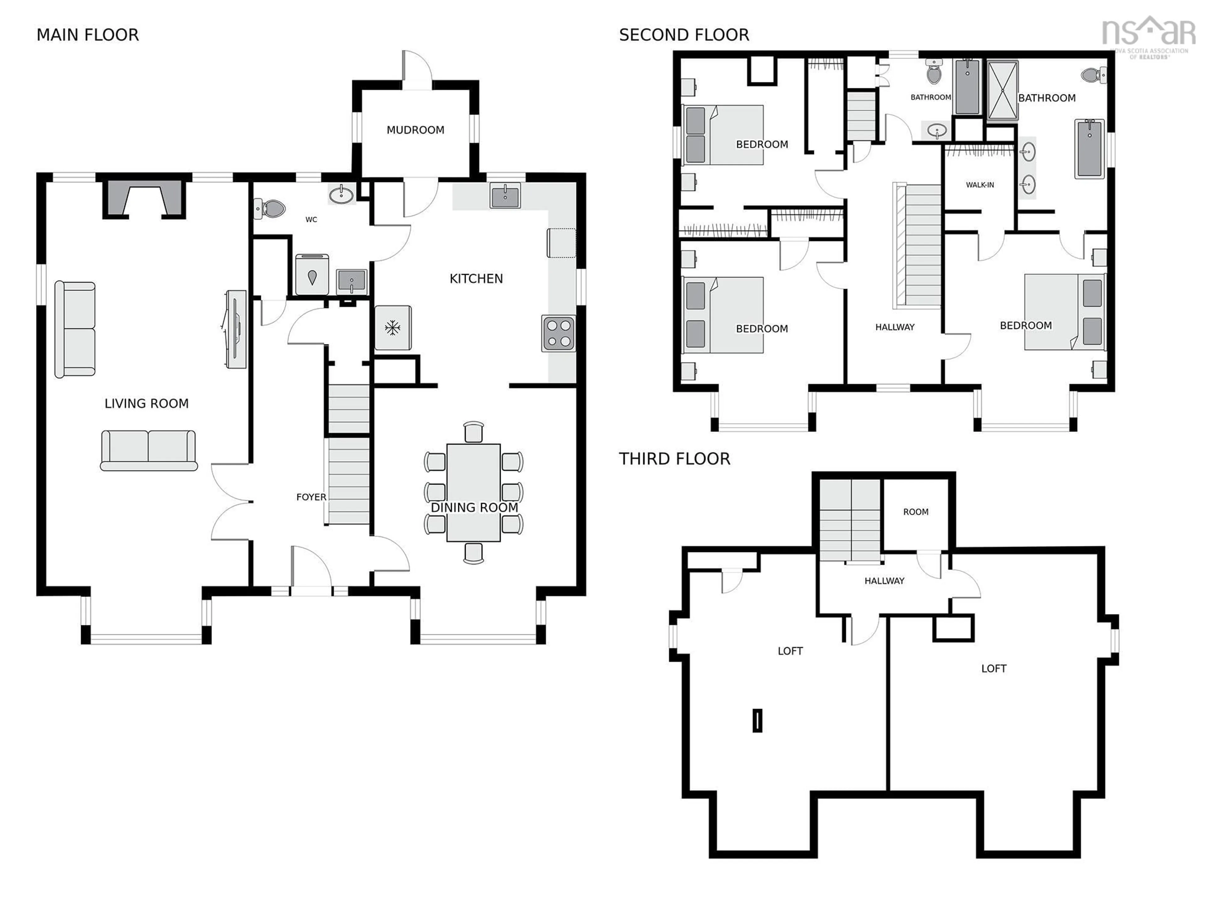 Floor plan for 2790 Highway 2, Shubenacadie Nova Scotia B0N 1H0