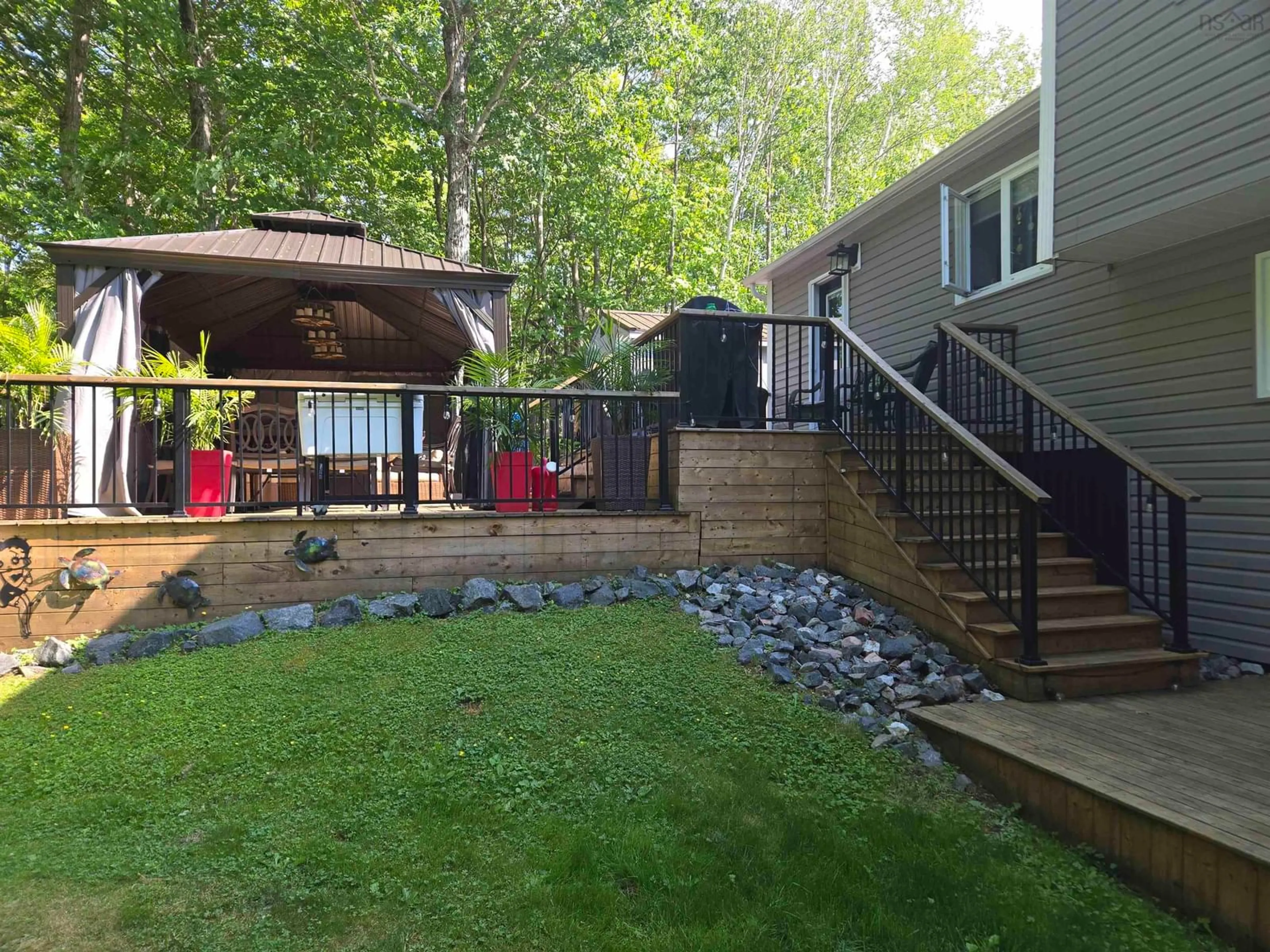Patio, mountain view for 205 Tometary Dr, Howie Centre Nova Scotia B1L 1G4