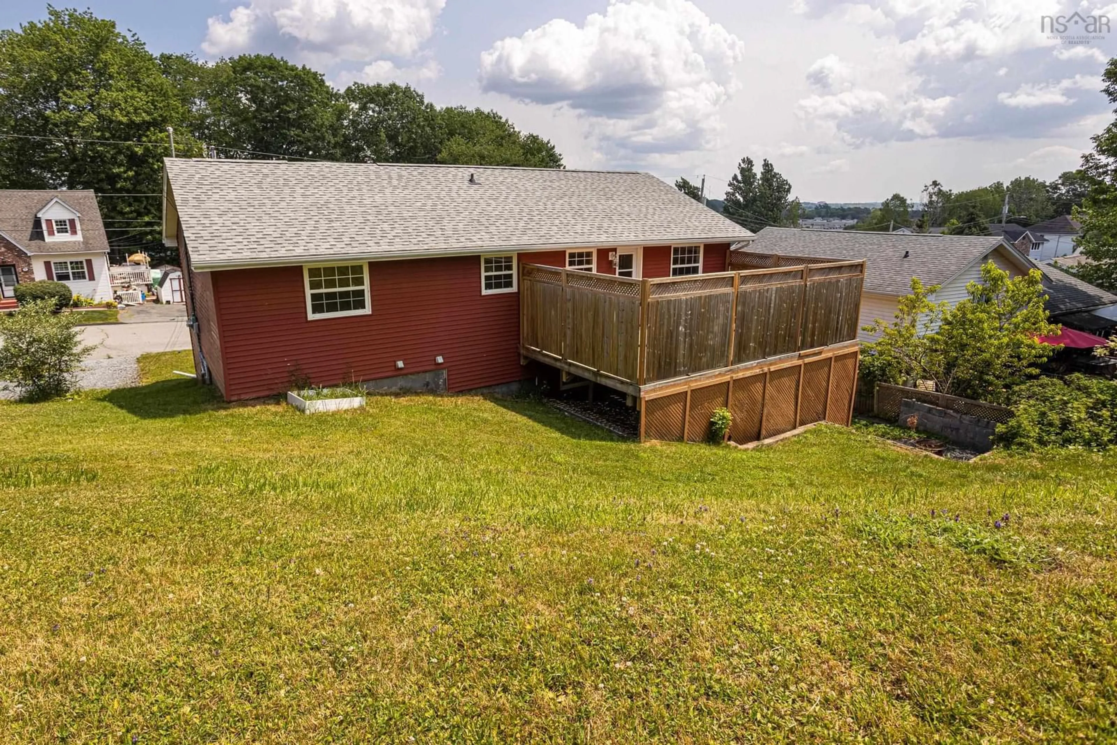 A pic from outside/outdoor area/front of a property/back of a property/a pic from drone, water/lake/river/ocean view for 88 Wynn Castle Dr, Lower Sackville Nova Scotia B4E 2R6