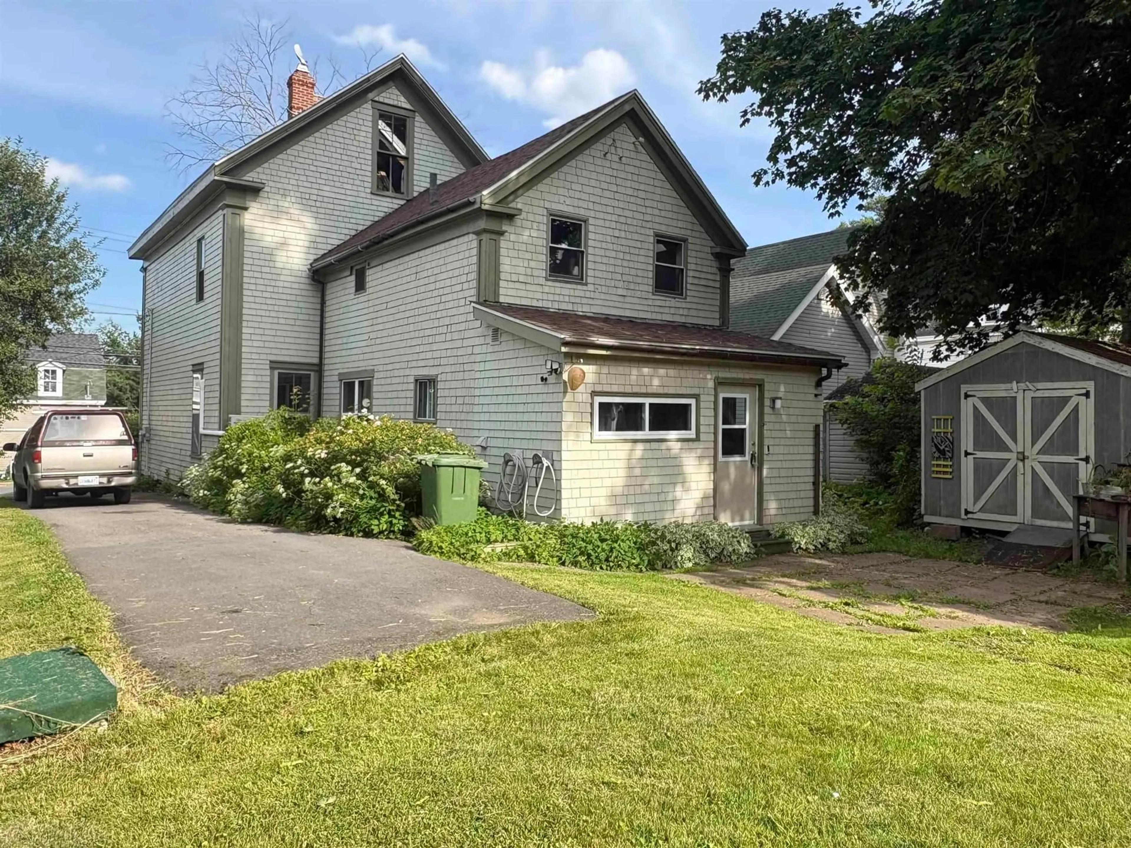 A pic from outside/outdoor area/front of a property/back of a property/a pic from drone, street for 130 Mackay St, Stellarton Nova Scotia B0K 1S0