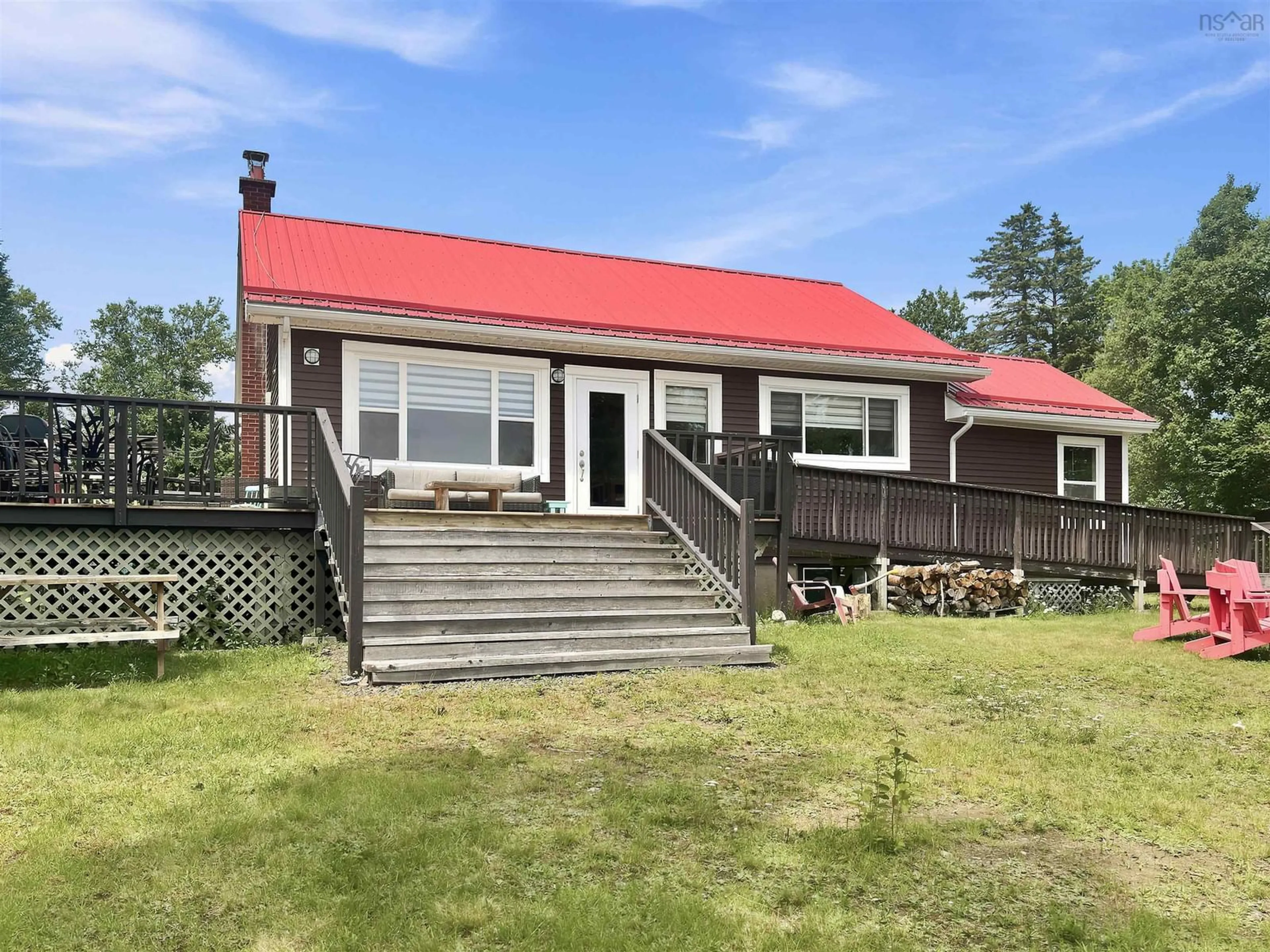 A pic from outside/outdoor area/front of a property/back of a property/a pic from drone, building for 146 Pinky Creek Rd, Parrsboro Nova Scotia B0M 1S0