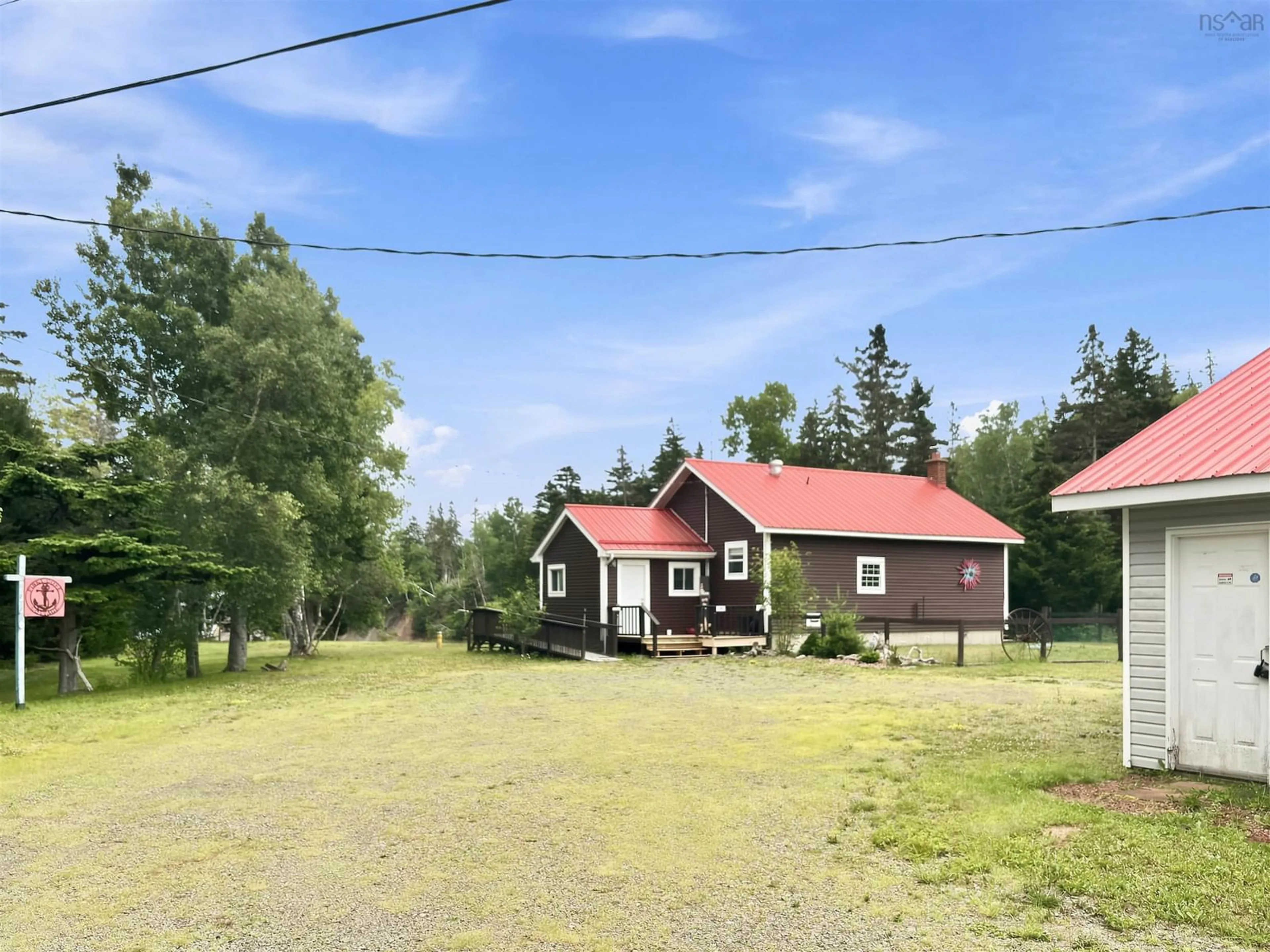 A pic from outside/outdoor area/front of a property/back of a property/a pic from drone, street for 146 Pinky Creek Rd, Parrsboro Nova Scotia B0M 1S0
