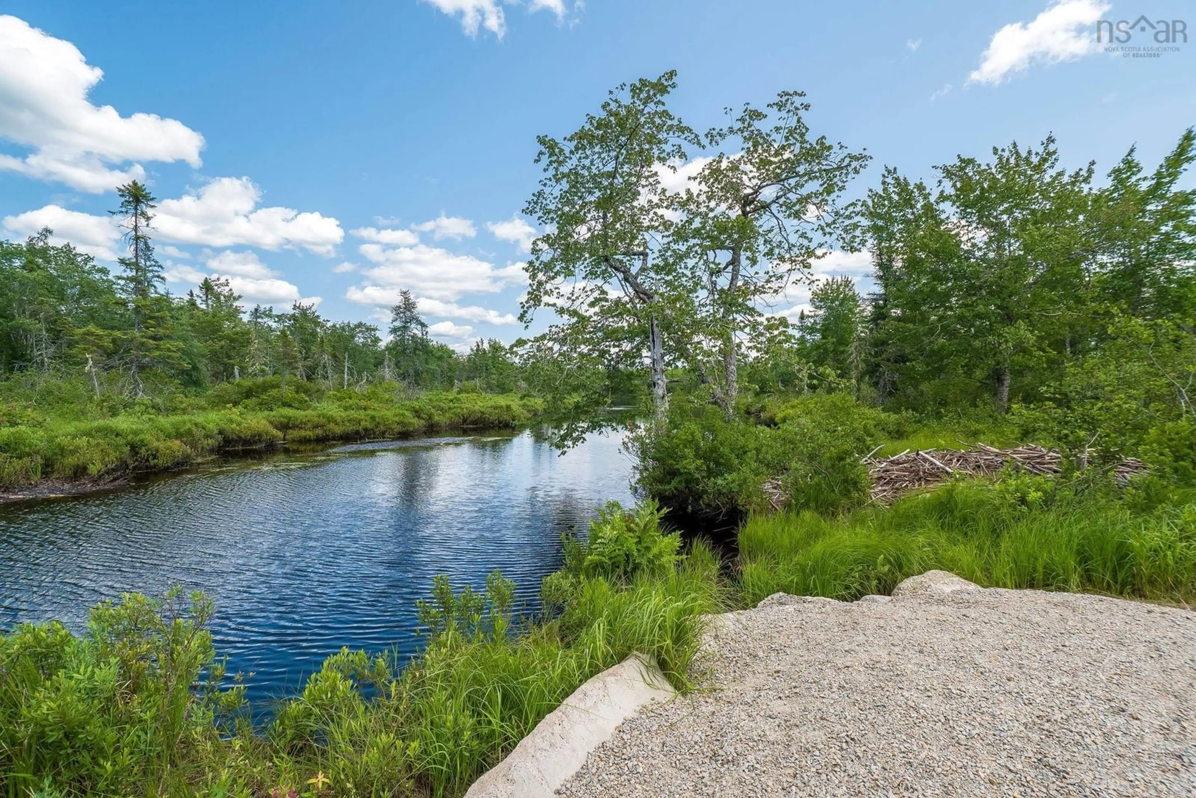 Patio, water/lake/river/ocean view for 97 Forest Heights Drive, Vaughan Nova Scotia B0N 2T0