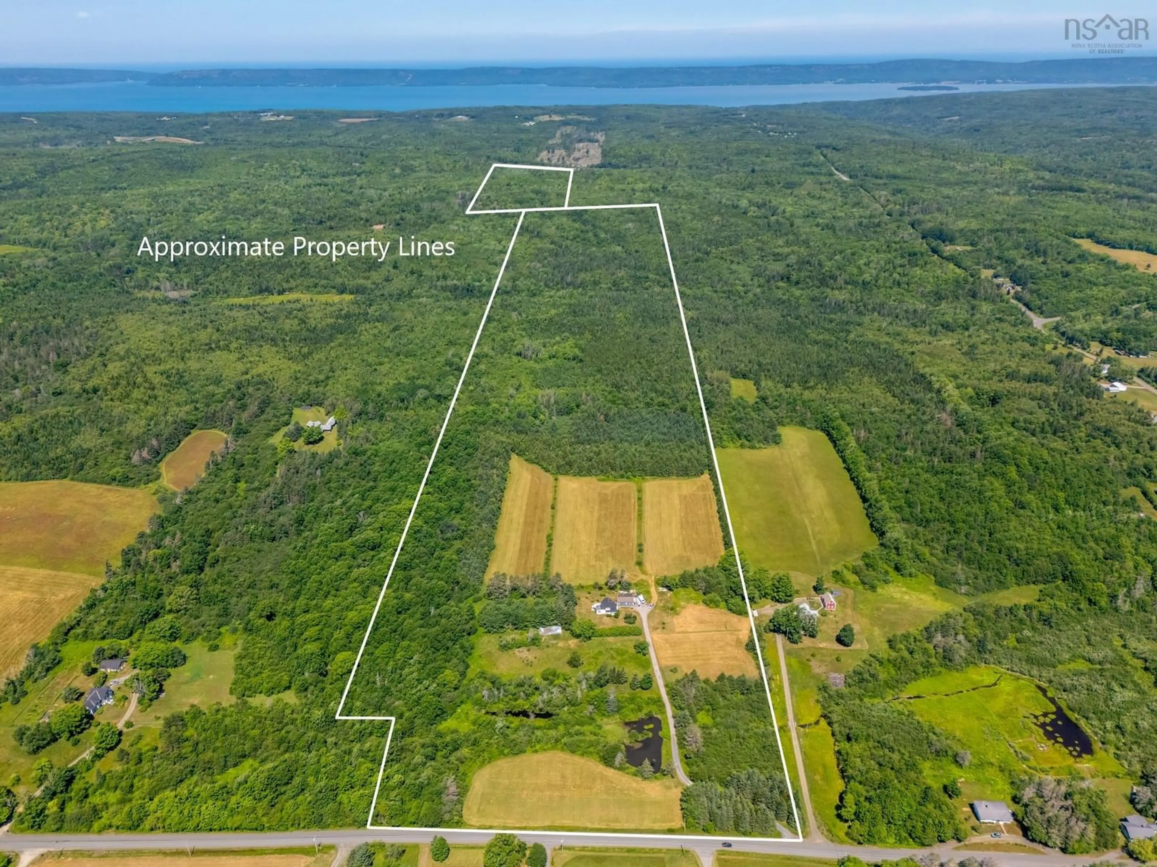 A pic from outside/outdoor area/front of a property/back of a property/a pic from drone, water/lake/river/ocean view for 3327 Clementsvale Rd, Clementsvale Nova Scotia B0S 1G0