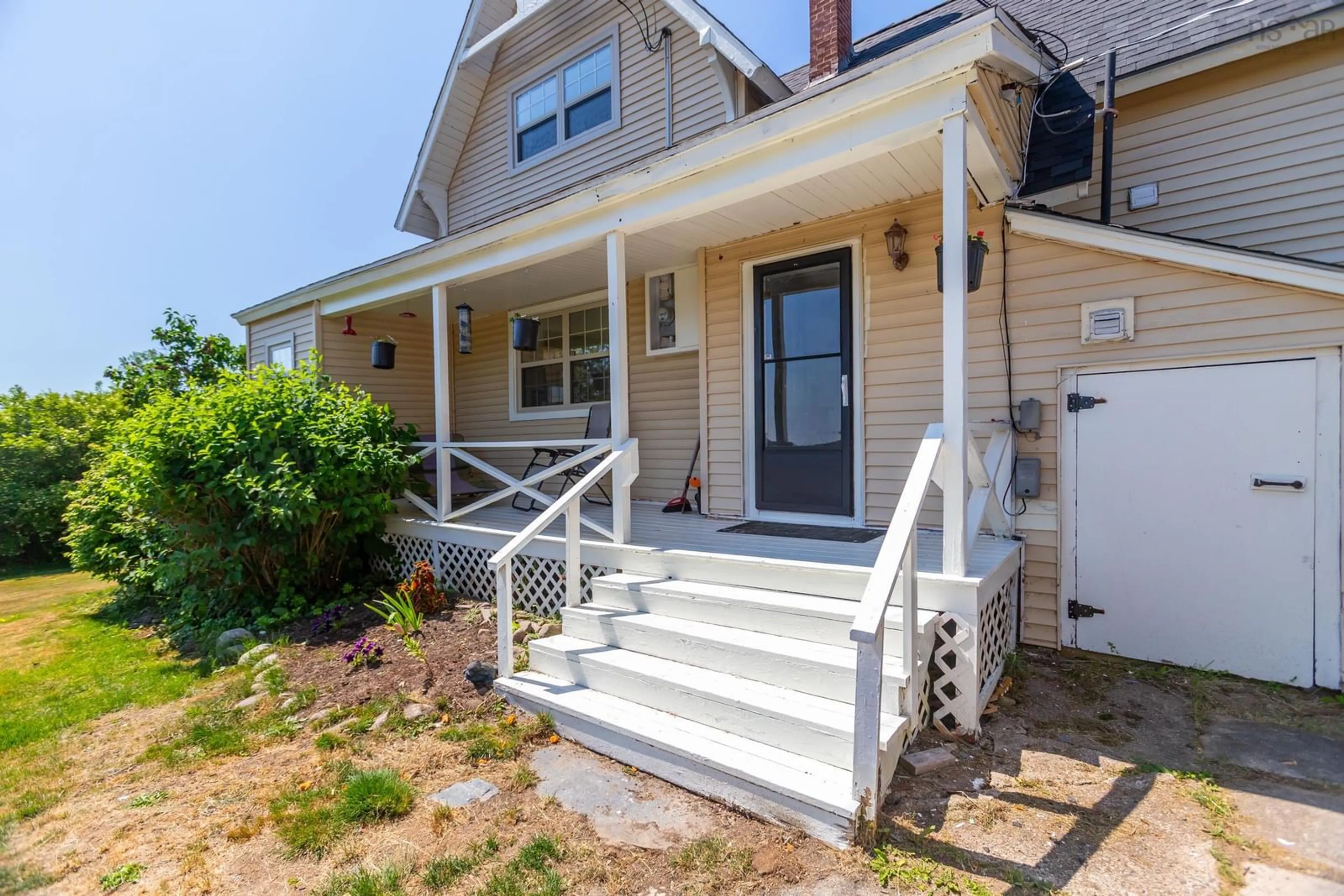 Home with vinyl exterior material, street for 3327 Clementsvale Rd, Clementsvale Nova Scotia B0S 1G0