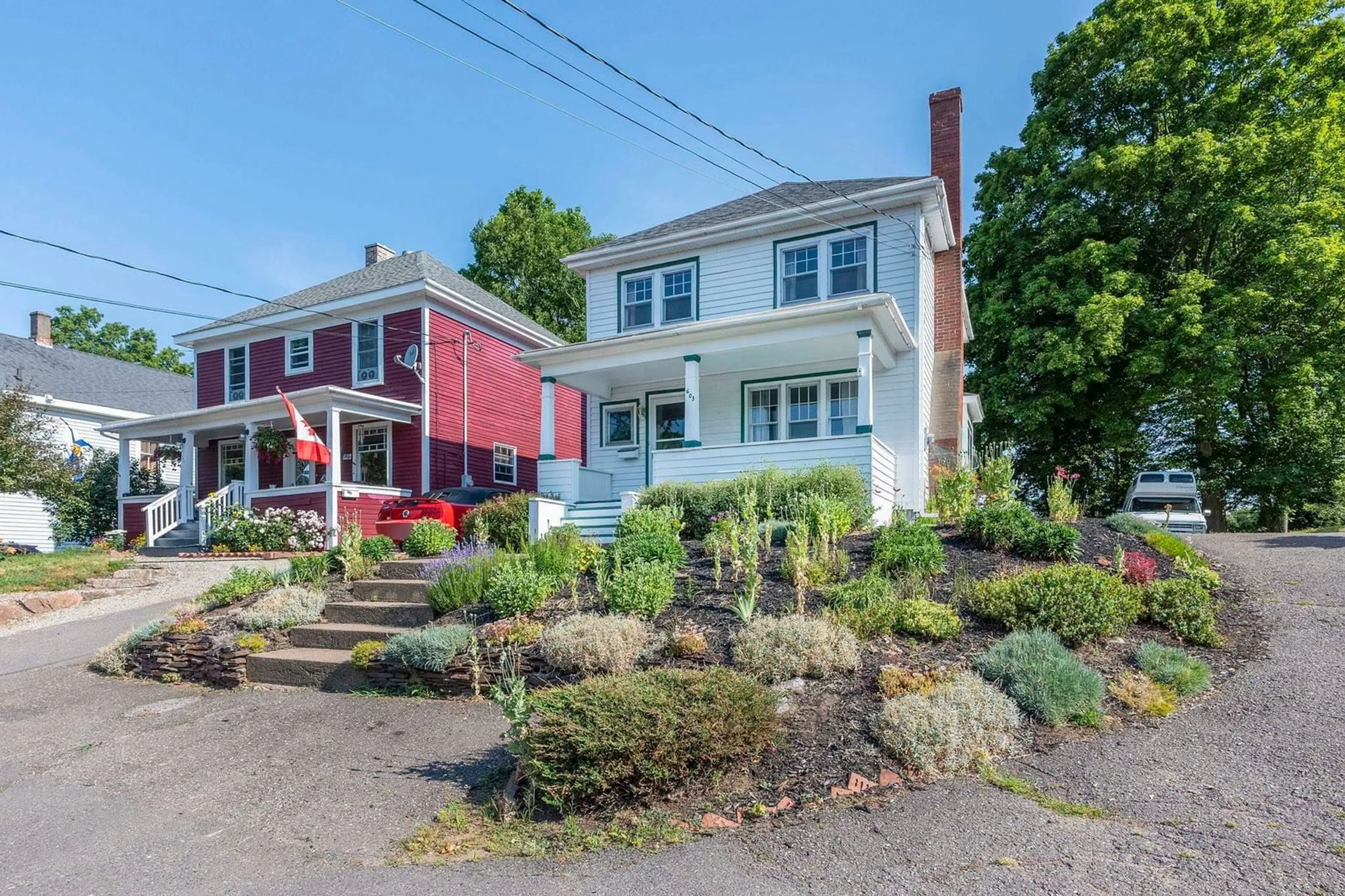 A pic from outside/outdoor area/front of a property/back of a property/a pic from drone, street for Sutherland Terr #603, Kentville Nova Scotia B4N 1L6