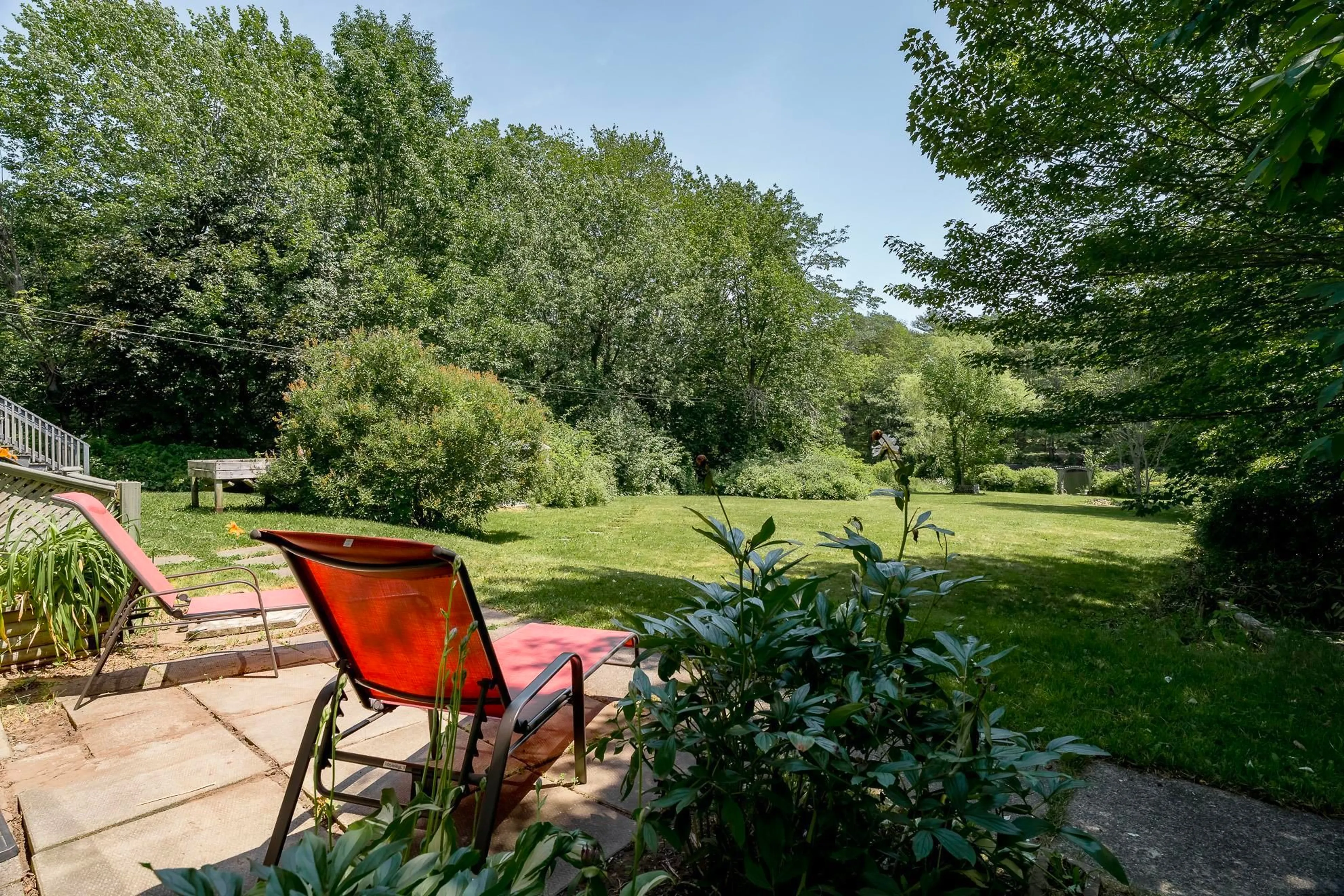 Patio, forest/trees view for 241 & 239 Lockview Rd, Fall River Nova Scotia B2T 1J1