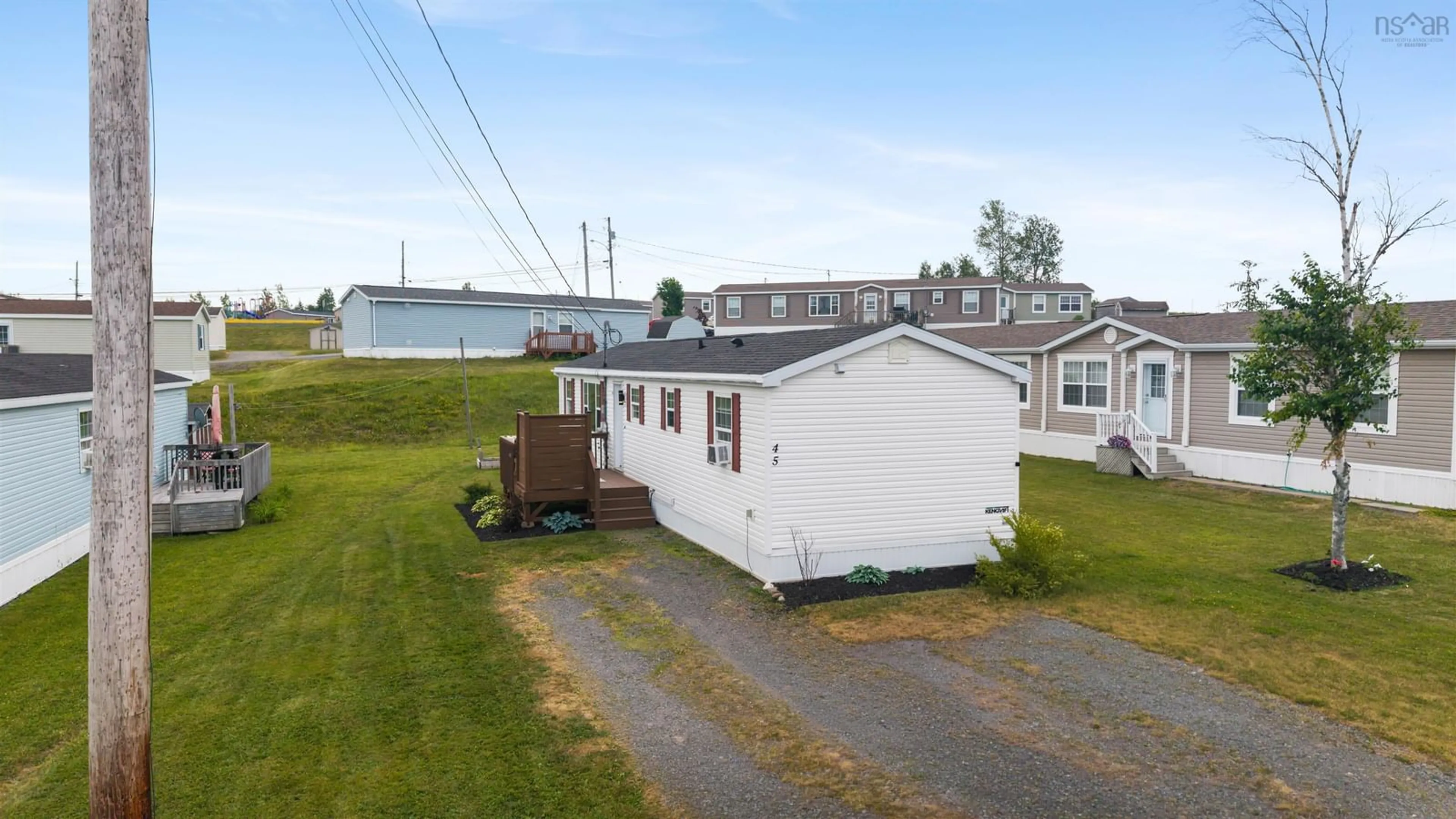 A pic from outside/outdoor area/front of a property/back of a property/a pic from drone, water/lake/river/ocean view for 45 Silver Birch Dr, Lower South River Nova Scotia B2G 0J5