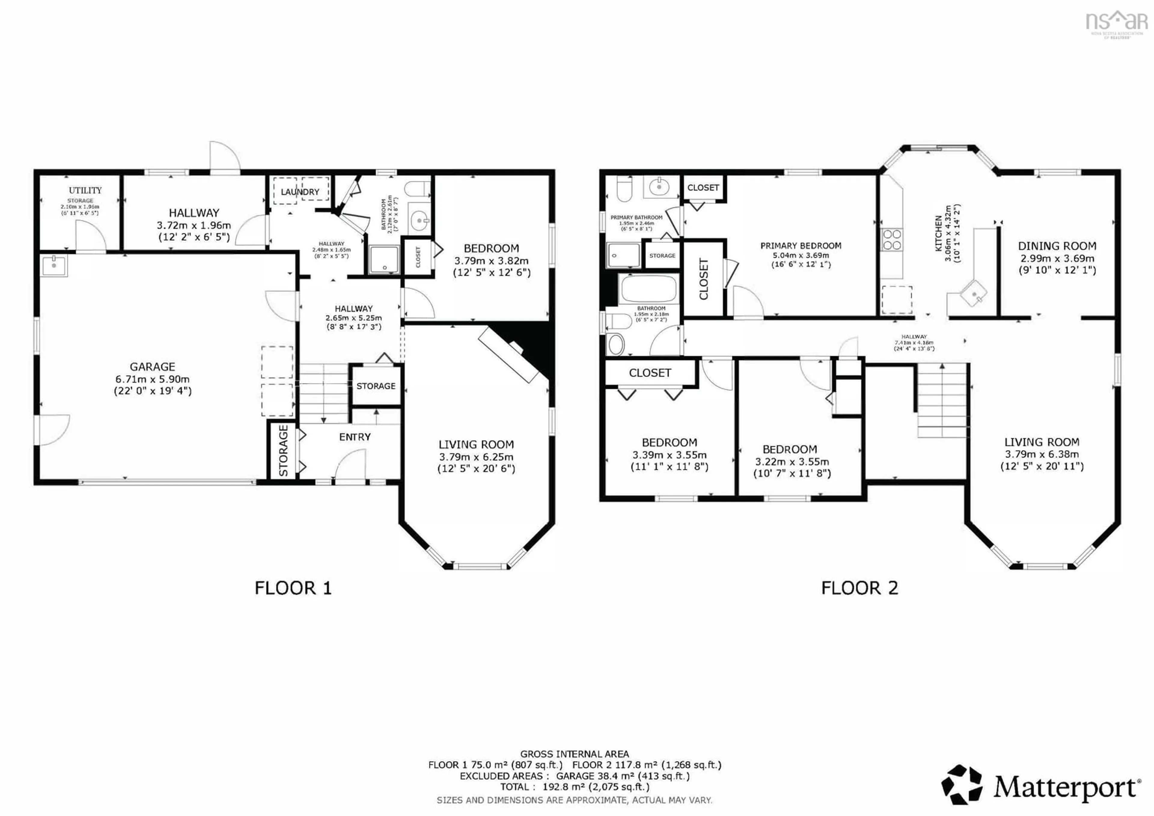 Floor plan for 63 Stone Mount Dr, Lower Sackville Nova Scotia B4C 4A2