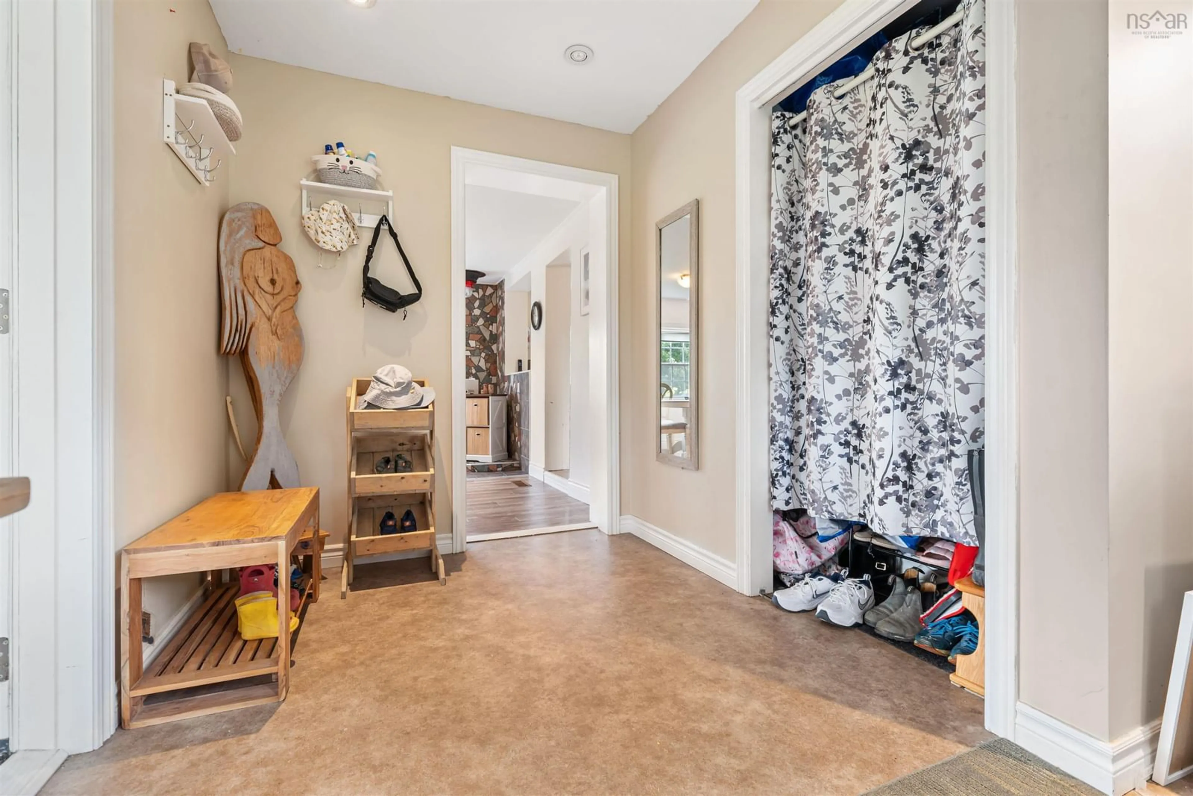 Indoor entryway for 4253 East River West Side Rd, Bridgeville Nova Scotia B0K 1B0