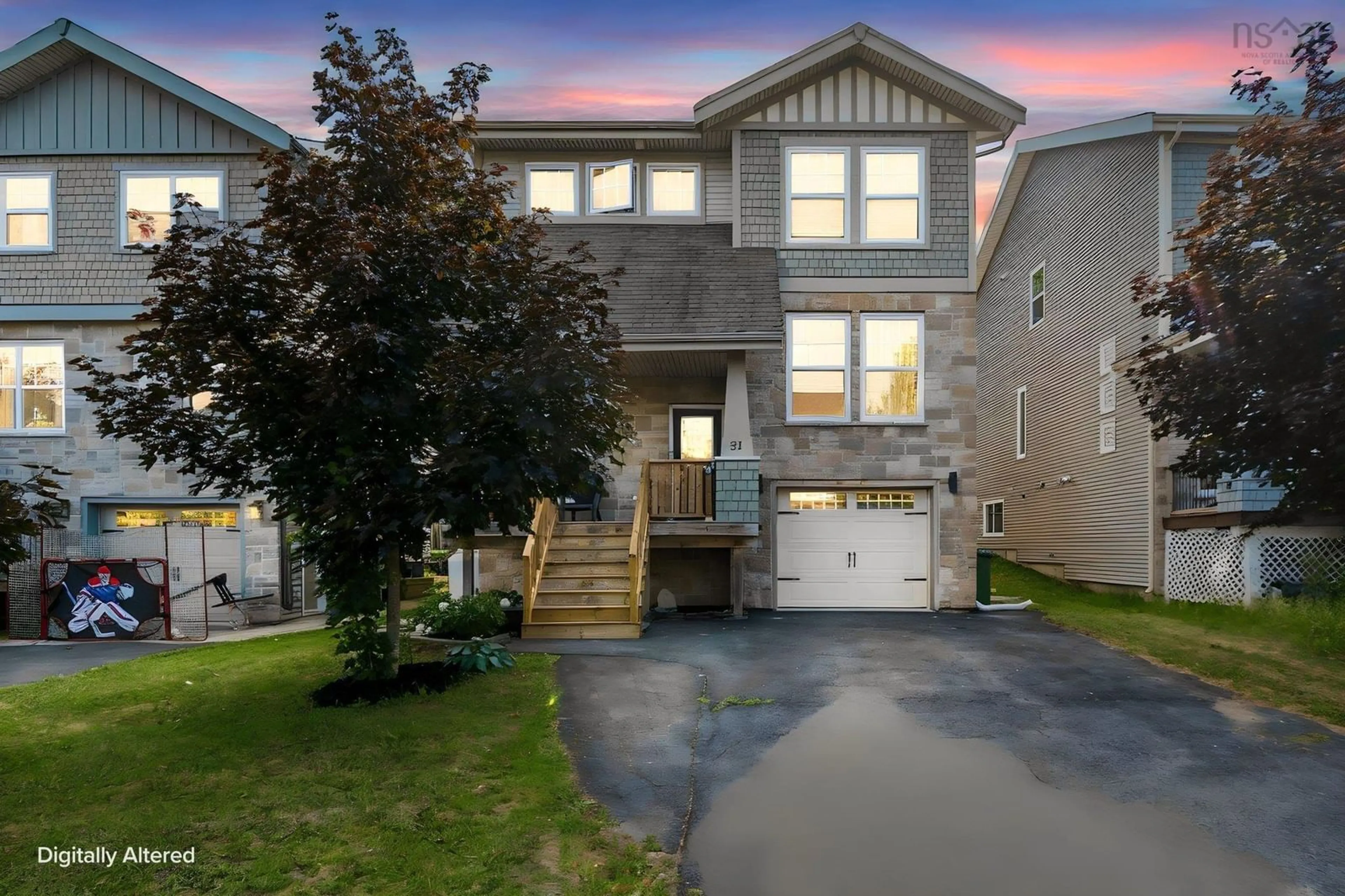 A pic from outside/outdoor area/front of a property/back of a property/a pic from drone, street for 51 Capstone Cres, Bedford Nova Scotia B4B 0H1
