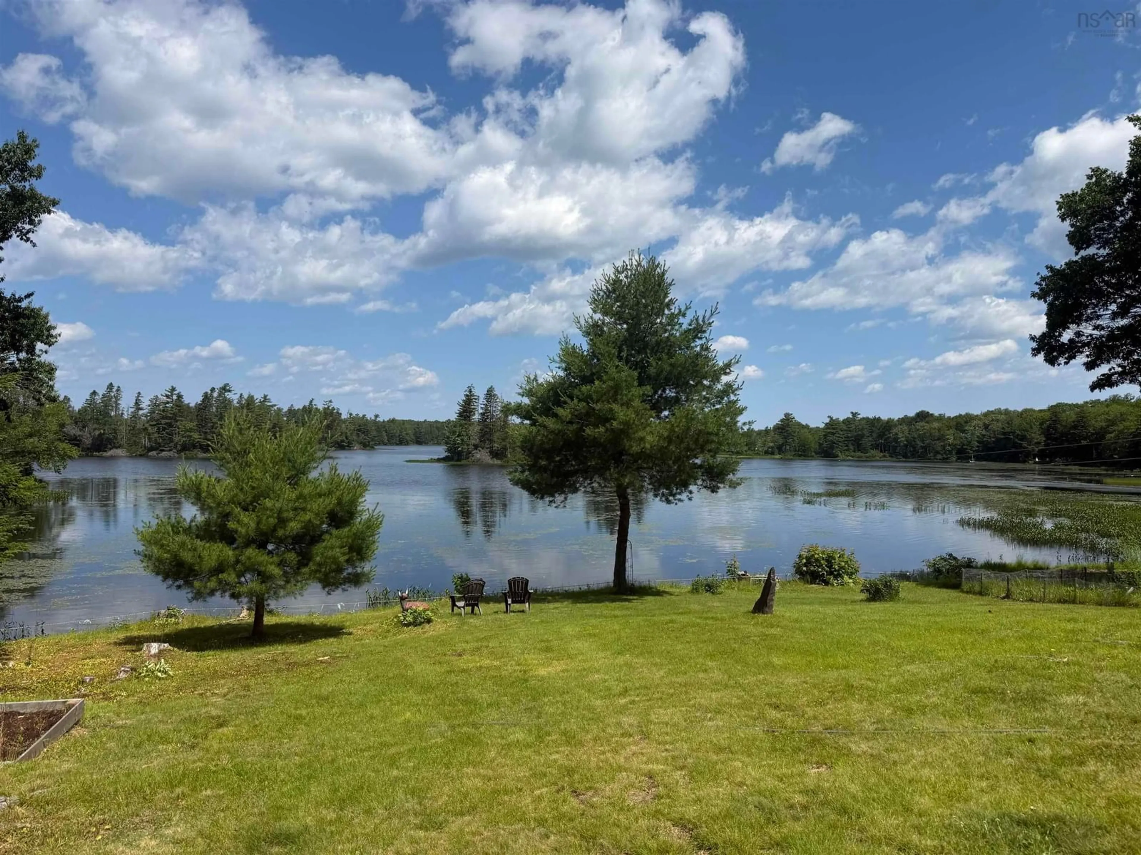 A pic from outside/outdoor area/front of a property/back of a property/a pic from drone, water/lake/river/ocean view for 190 Welsh Rd, Eight Island Lake Nova Scotia B0H 1M0