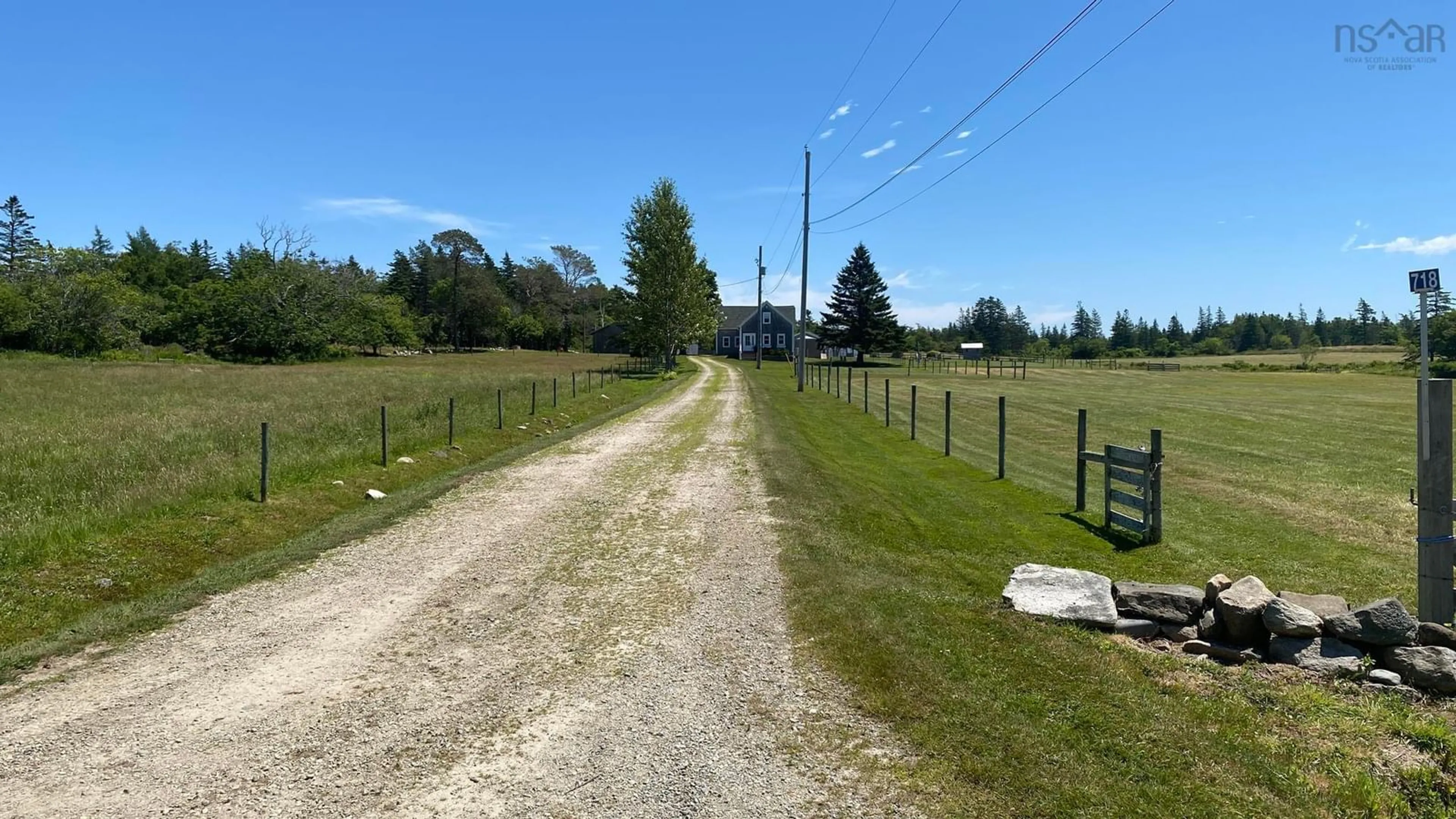 A pic from outside/outdoor area/front of a property/back of a property/a pic from drone, street for 718 Small Gains Rd, Brooklyn Nova Scotia B5A 4A8