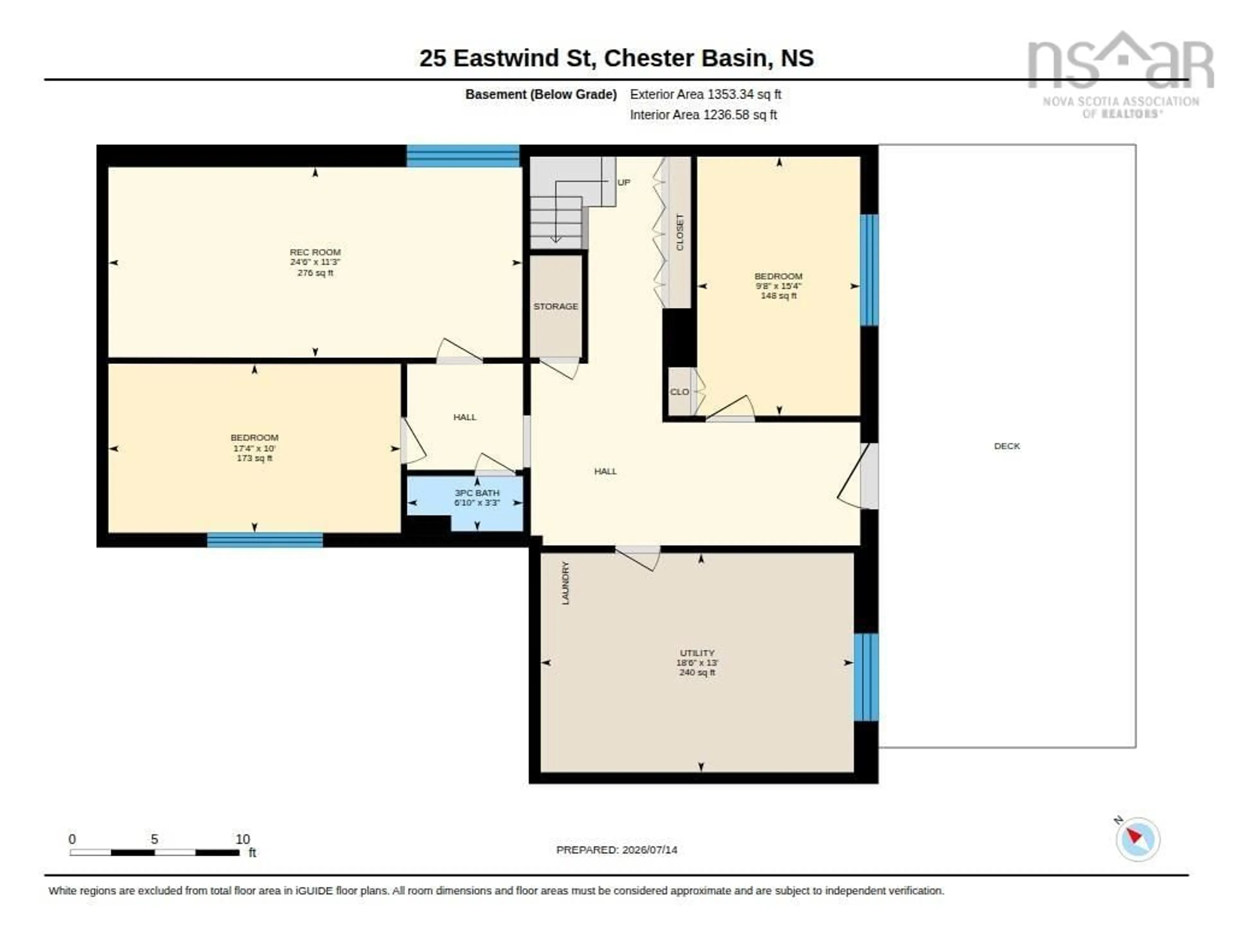 Floor plan for 25 Eastwind Dr, Chester Nova Scotia B0J 1J0