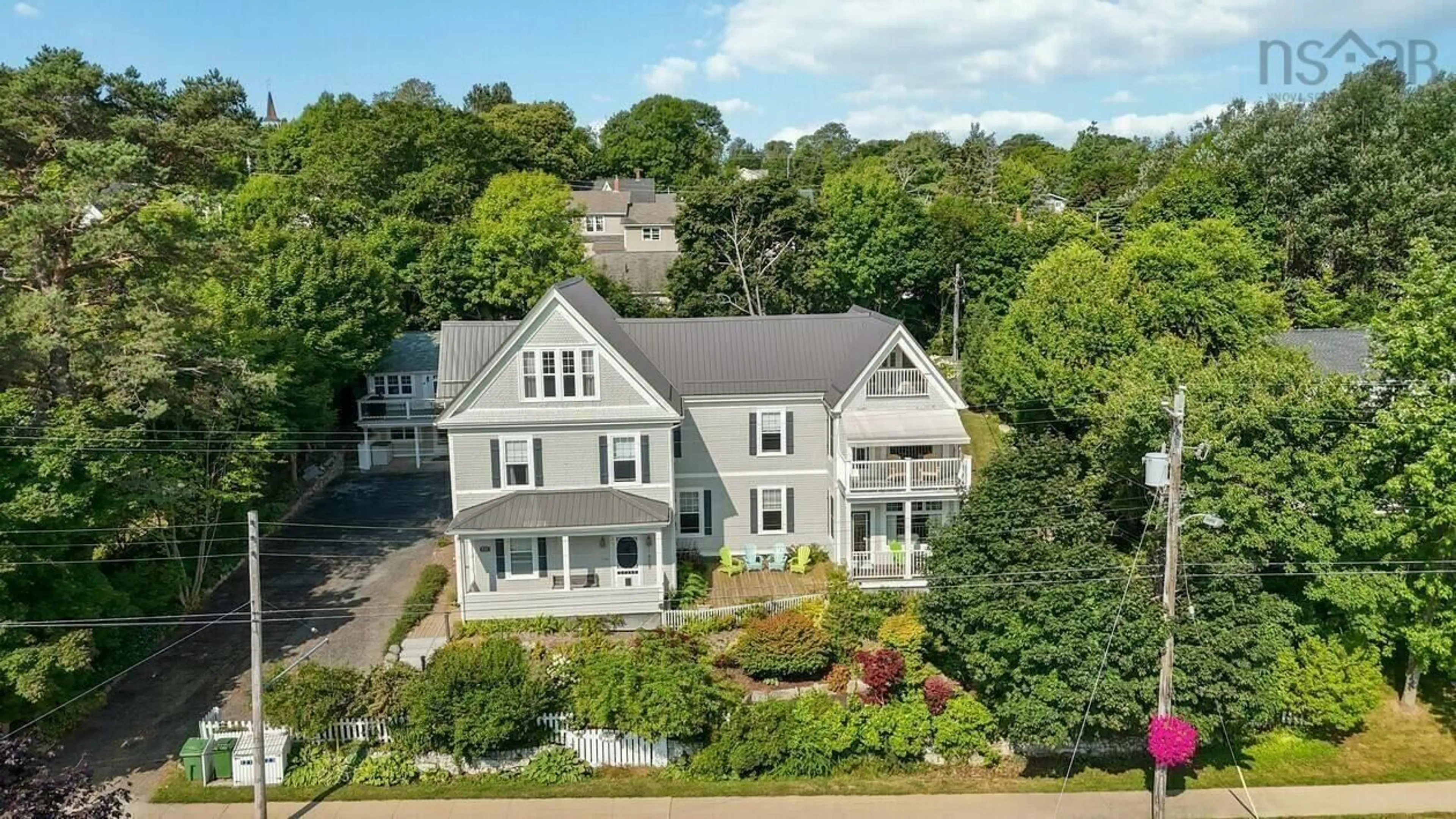 A pic from outside/outdoor area/front of a property/back of a property/a pic from drone, street for 121 & 123 Duke St, Chester Nova Scotia B0J 1J0