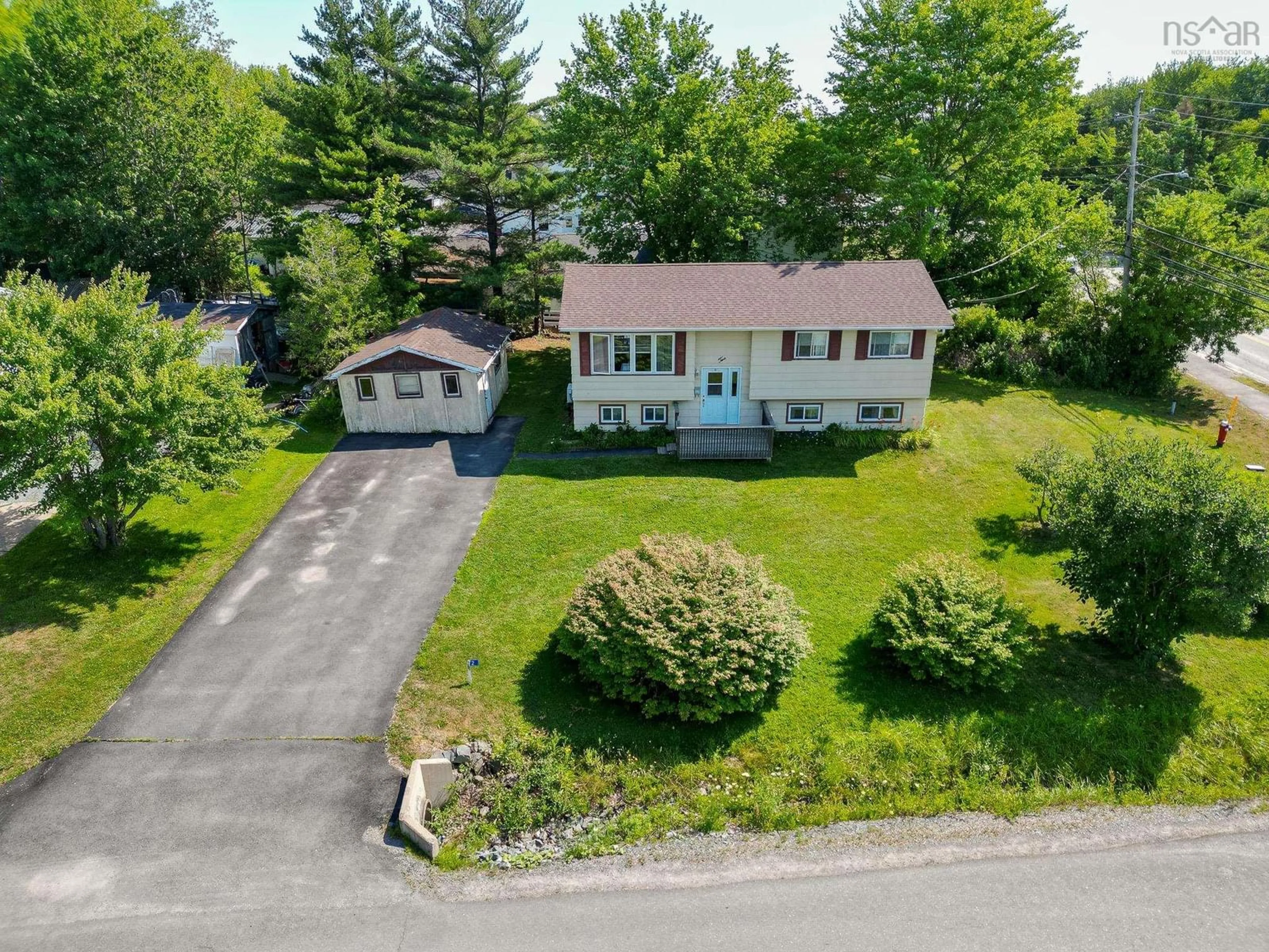 A pic from outside/outdoor area/front of a property/back of a property/a pic from drone, street for 2 Elmwood Dr, Elmsdale Nova Scotia B2S 1B1