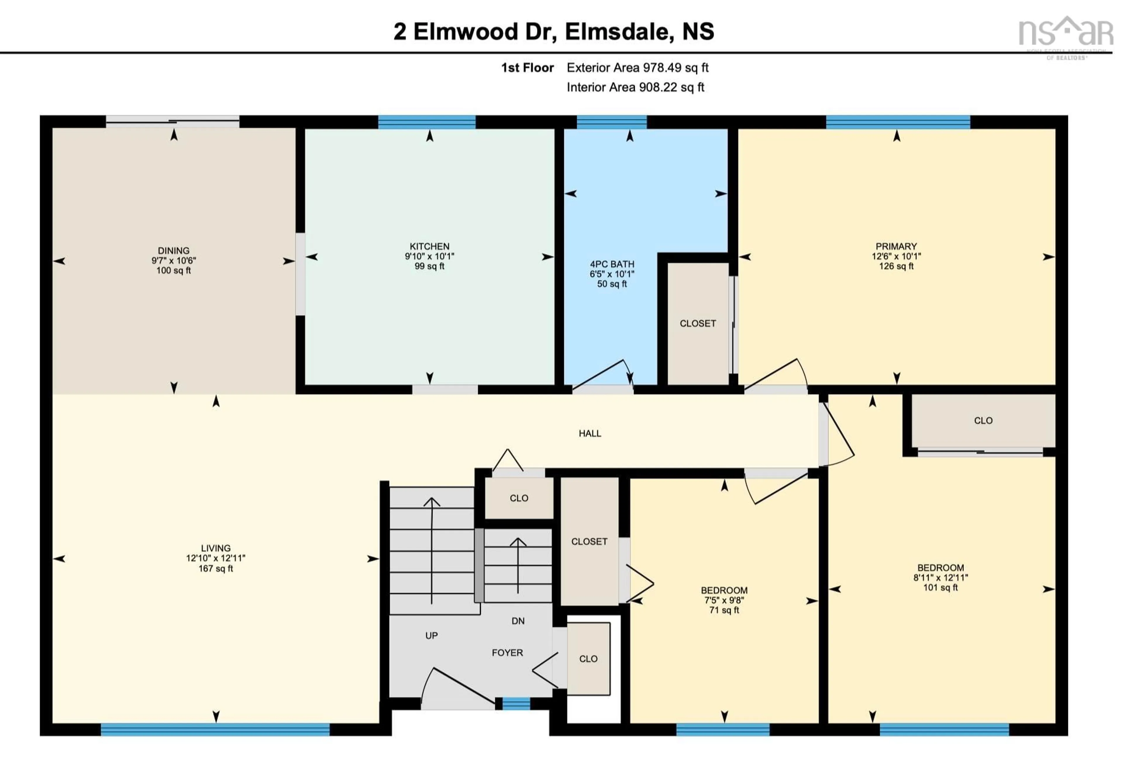 Floor plan for 2 Elmwood Dr, Elmsdale Nova Scotia B2S 1B1
