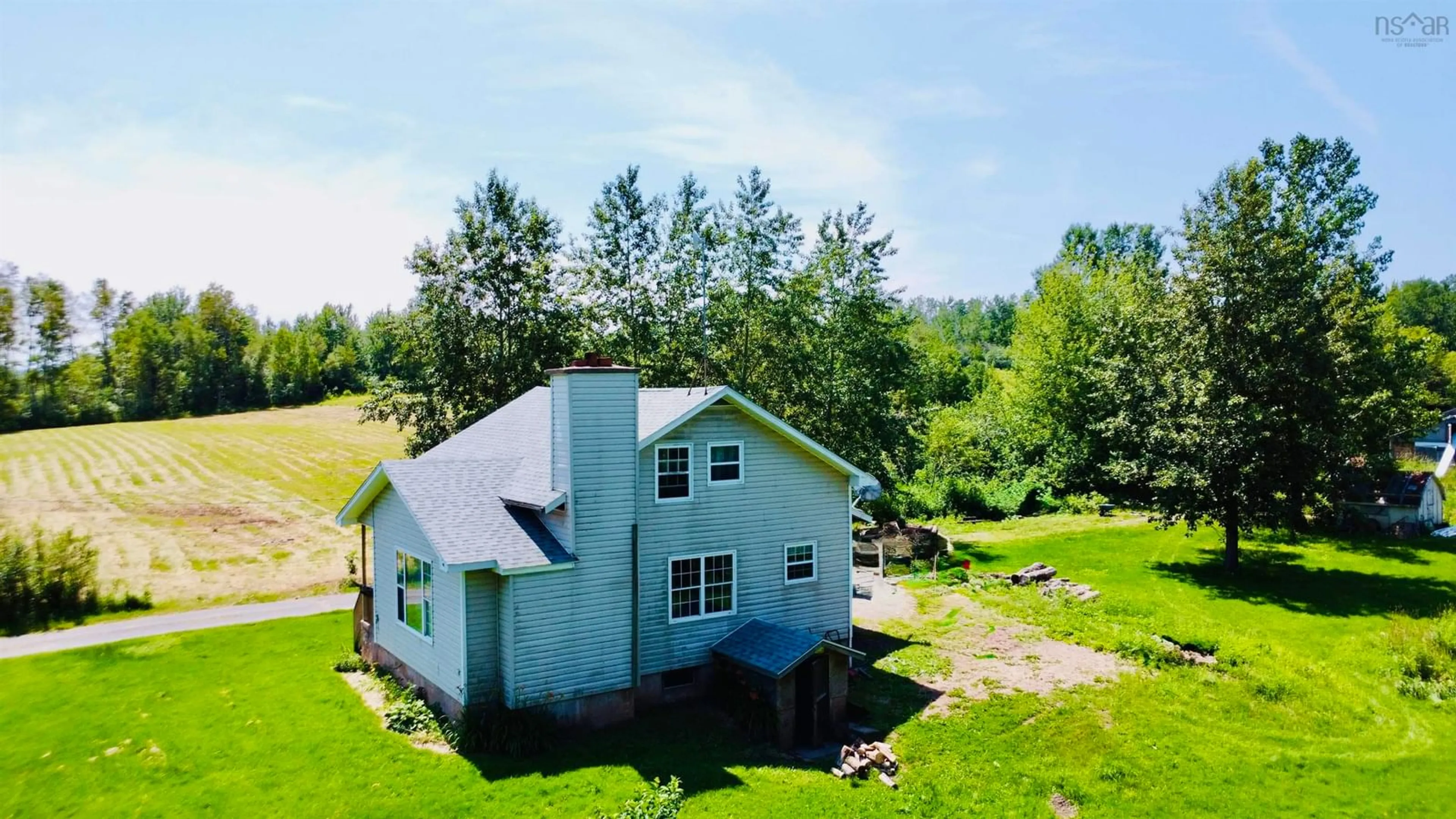 A pic from outside/outdoor area/front of a property/back of a property/a pic from drone, building for 1591 West Branch Road, Welsford Nova Scotia B0K 1N0