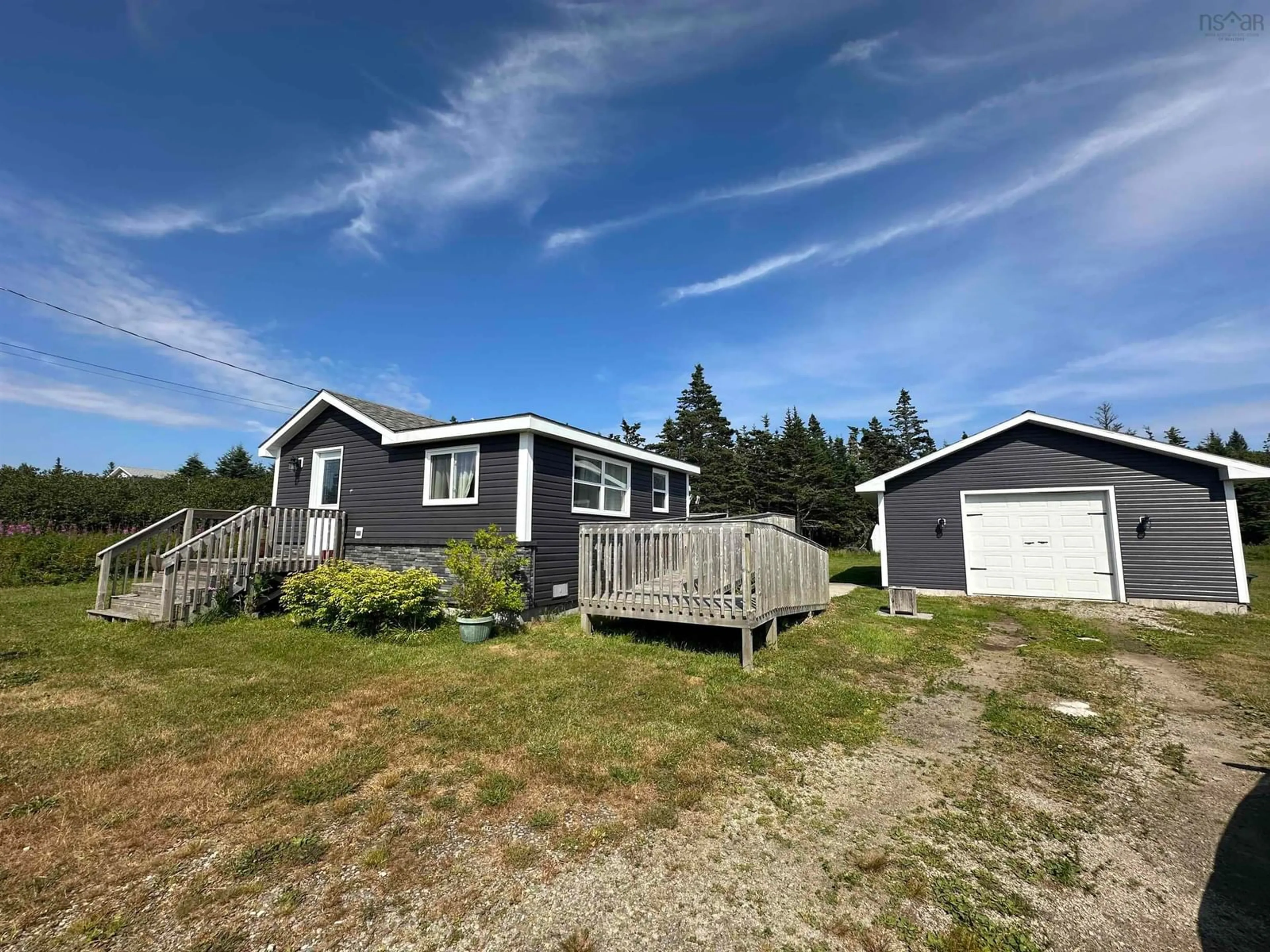 A pic from outside/outdoor area/front of a property/back of a property/a pic from drone, unknown for 1789 Comeaus Hill Rd, Little River Harbour Nova Scotia B0W 1B0