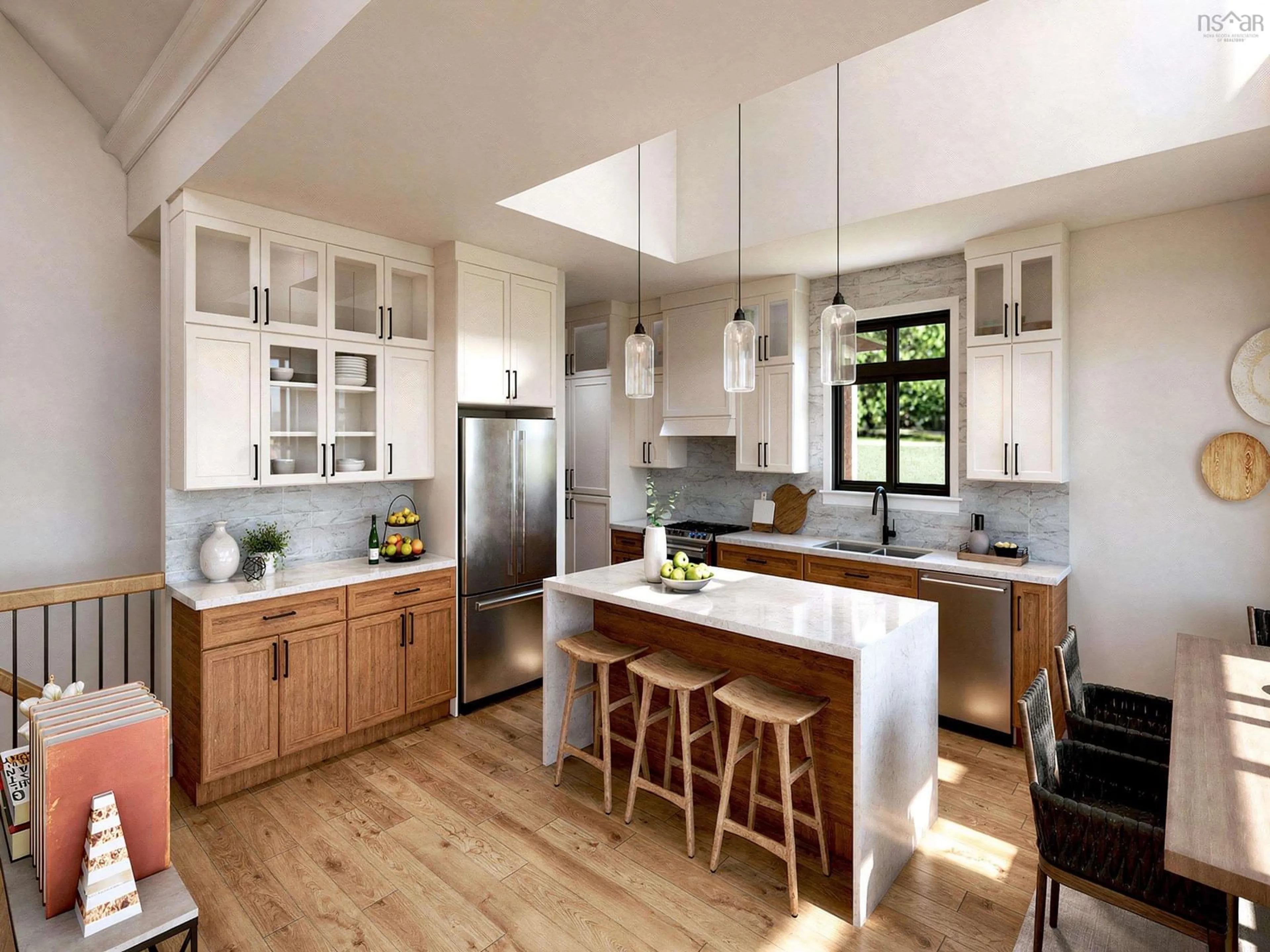 Contemporary kitchen, unknown for Lot #142 Beach Cove Road, Fox Harbour Nova Scotia B0K 1Y0