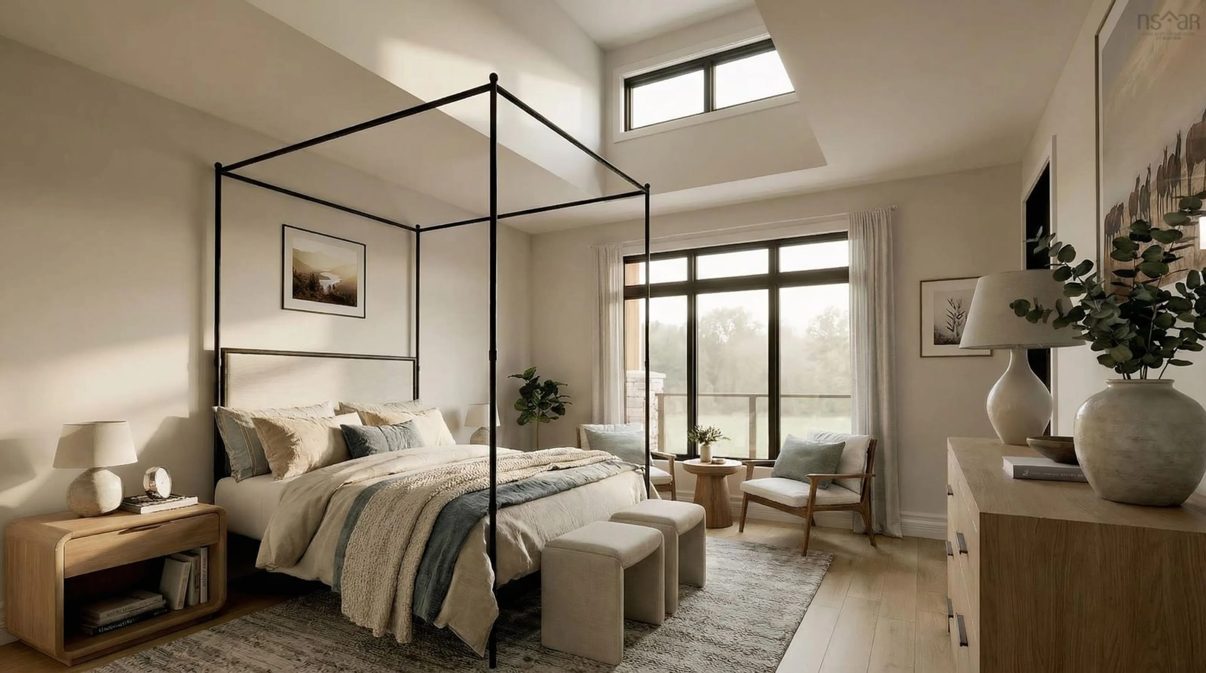 Bedroom with bed, unknown for Lot #142 Beach Cove Road, Fox Harbour Nova Scotia B0K 1Y0