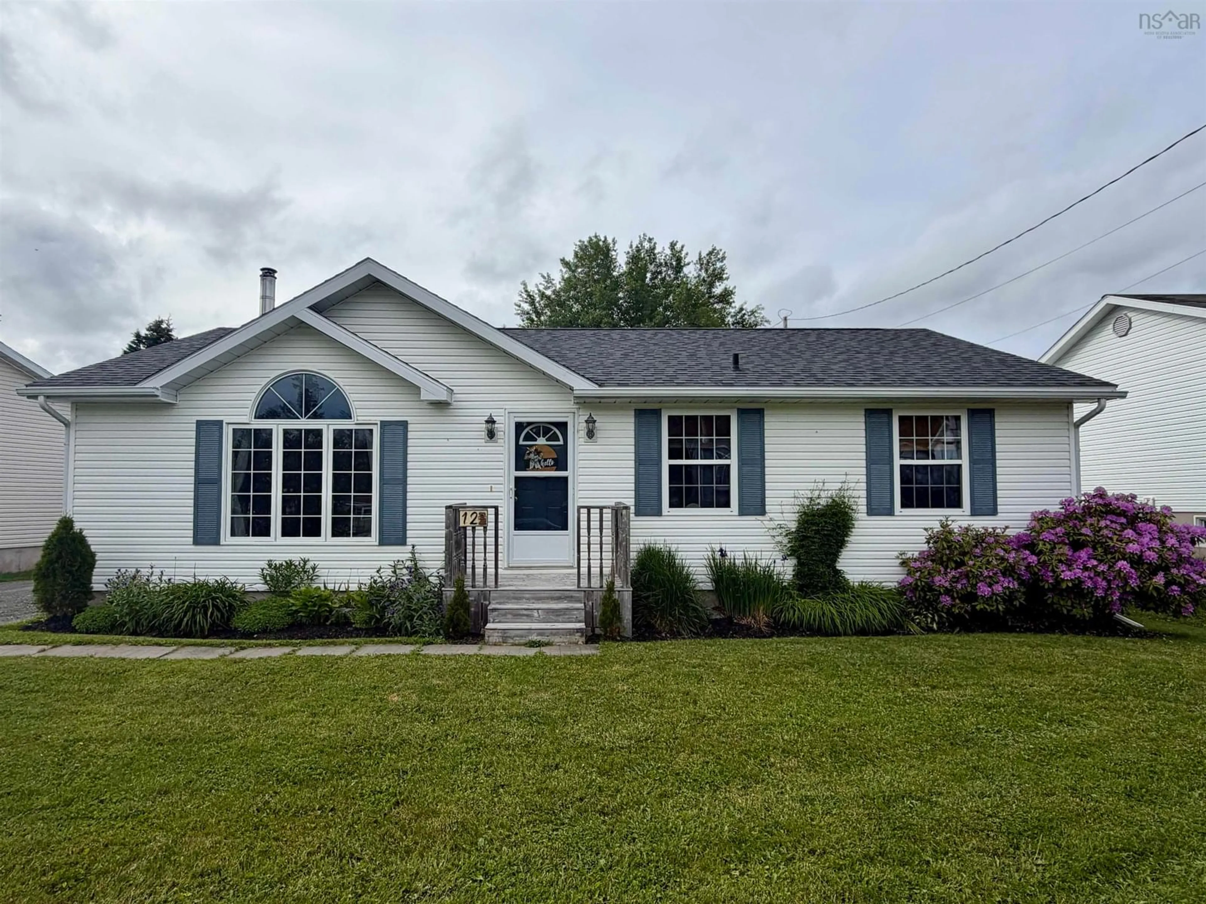 Home with vinyl exterior material, street for 12 Lorraine Lane, Lower South River Nova Scotia B2G 0B4