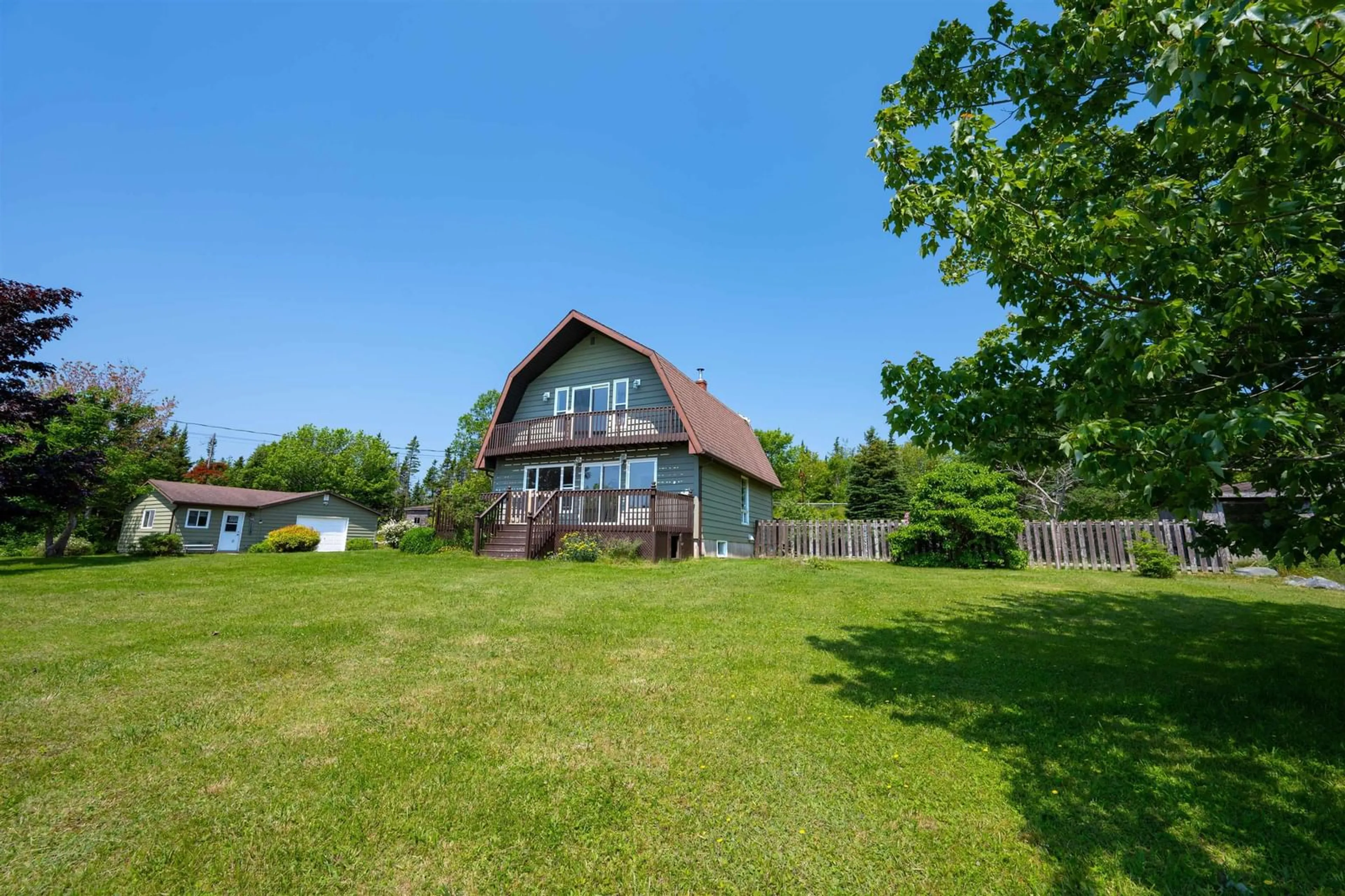 A pic from outside/outdoor area/front of a property/back of a property/a pic from drone, water/lake/river/ocean view for 999 Mushaboom Rd, Mushaboom Nova Scotia B0J 3H0