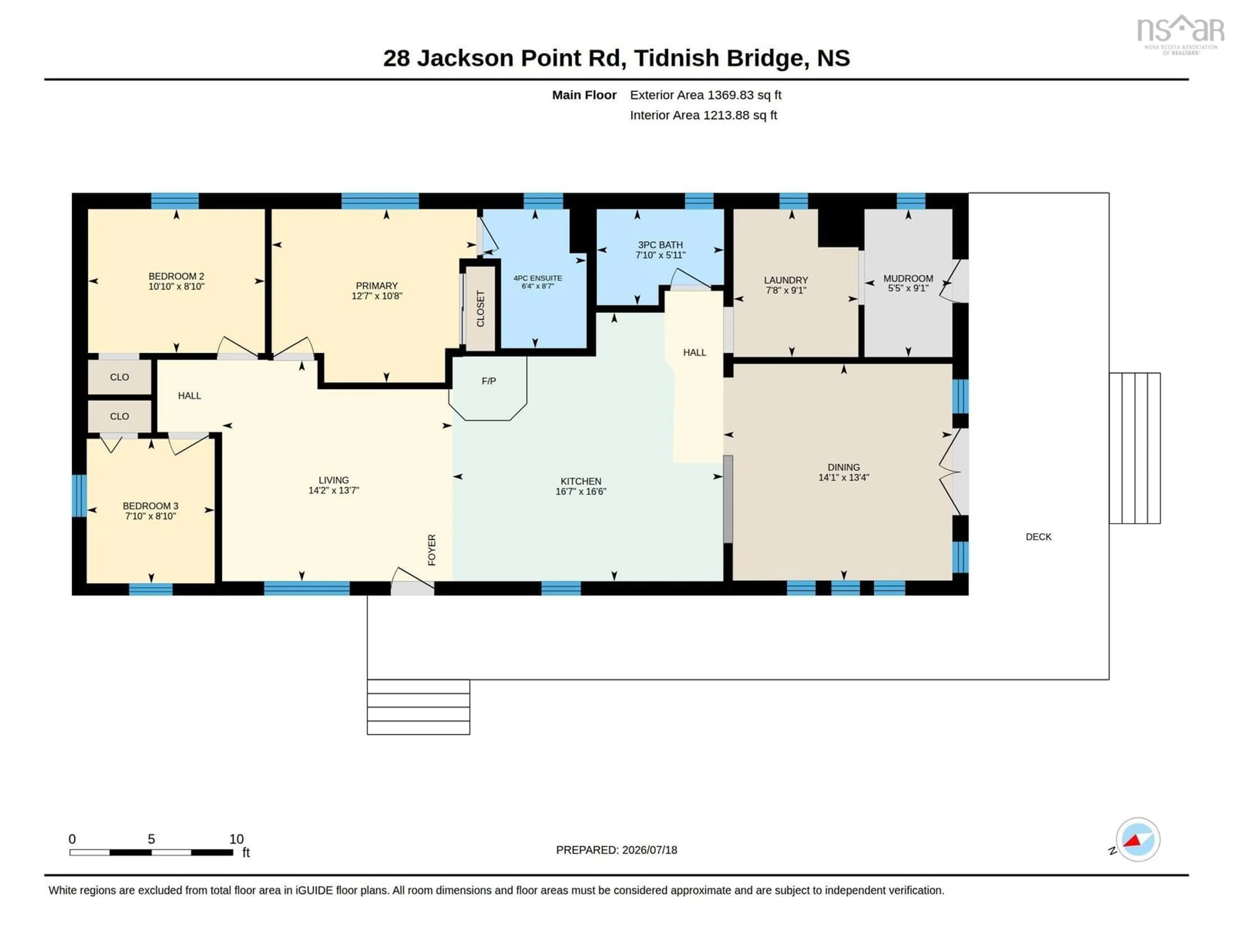 Floor plan for 28 Jackson Point Rd, Tidnish Bridge Nova Scotia B4H 3Y2