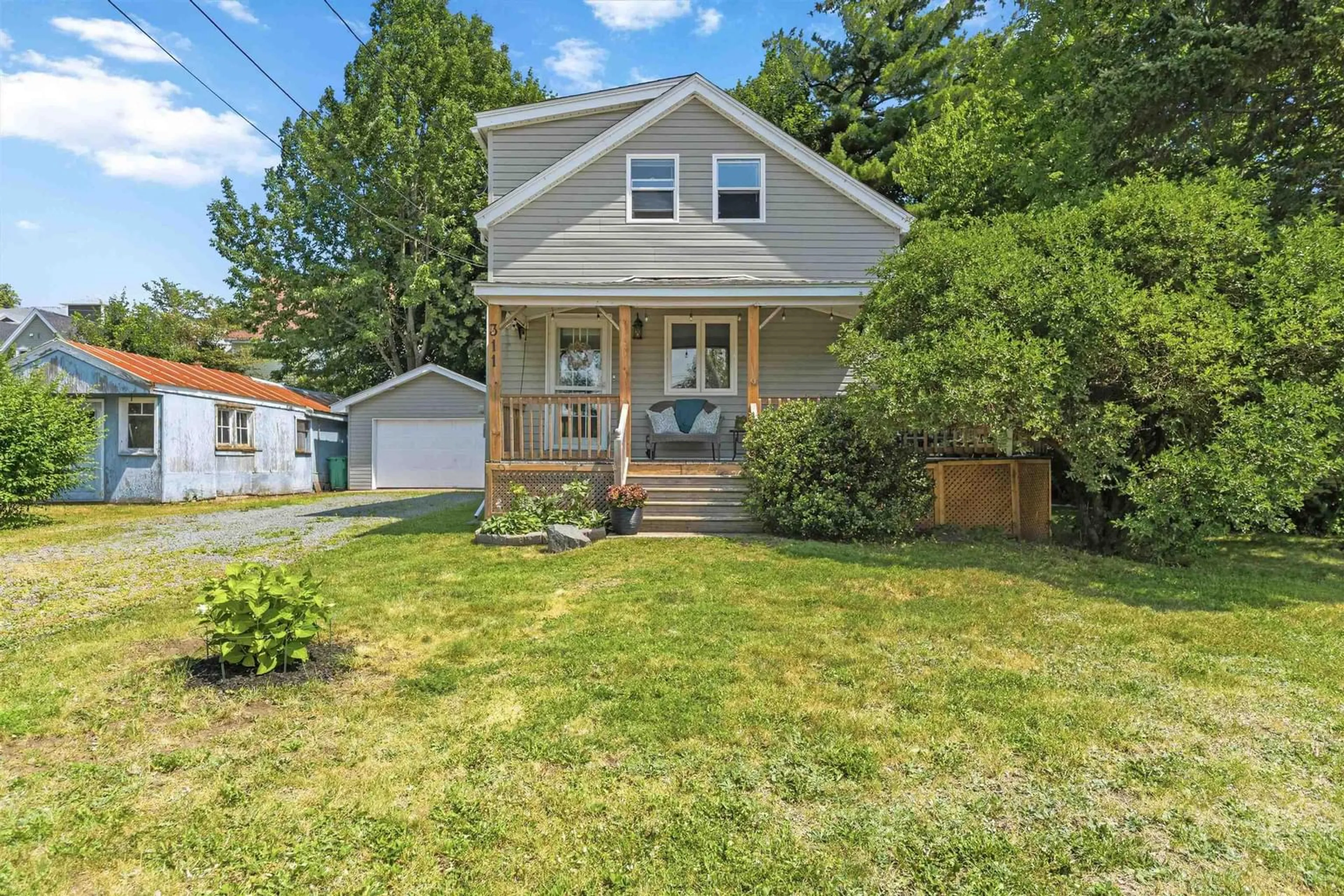 Home with vinyl exterior material, street for 311 Stannus St, Windsor Nova Scotia B0N 2T0