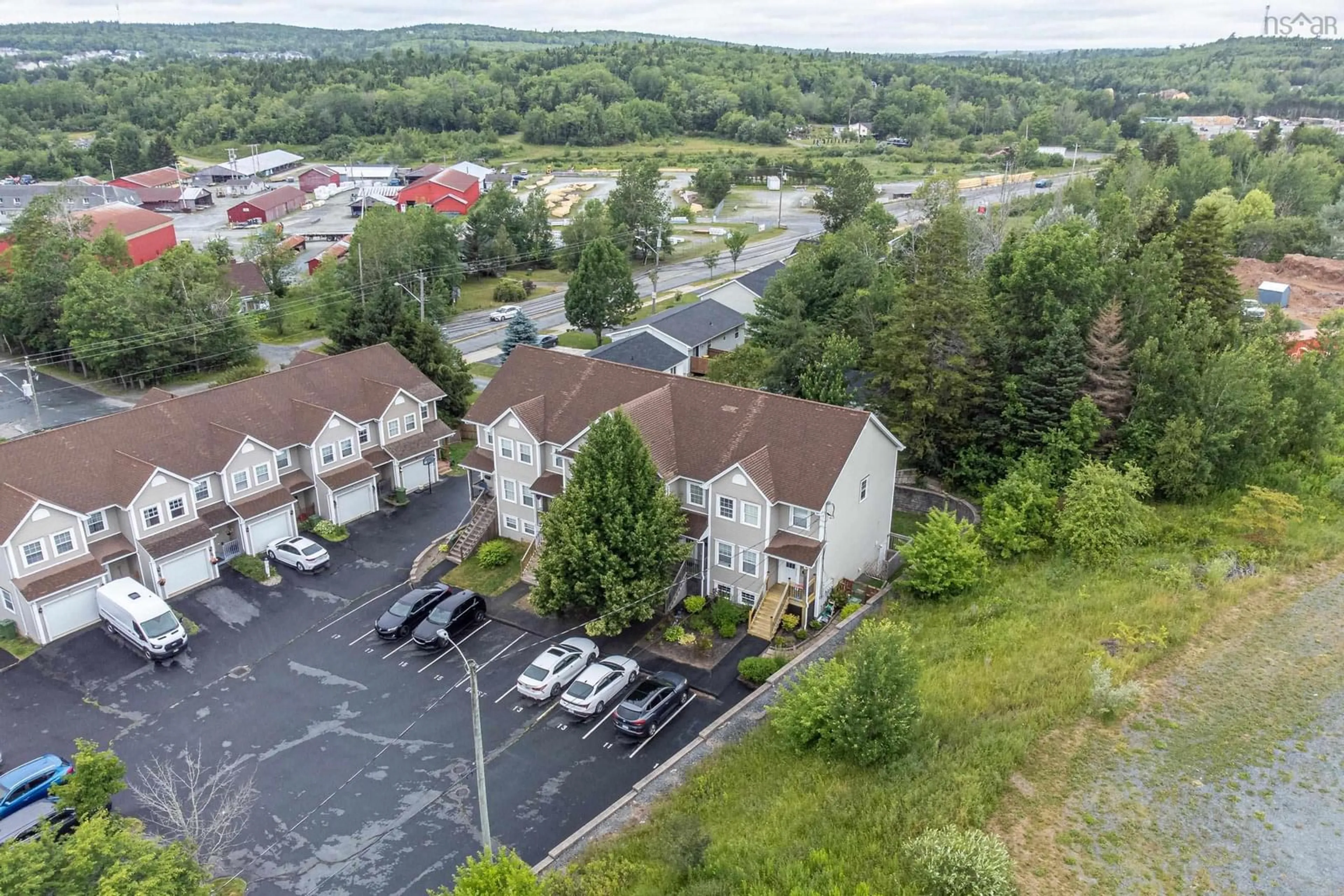 A pic from outside/outdoor area/front of a property/back of a property/a pic from drone, mountain view for 13 Cornerstone Terr, Lower Sackville Nova Scotia B4C 0A1
