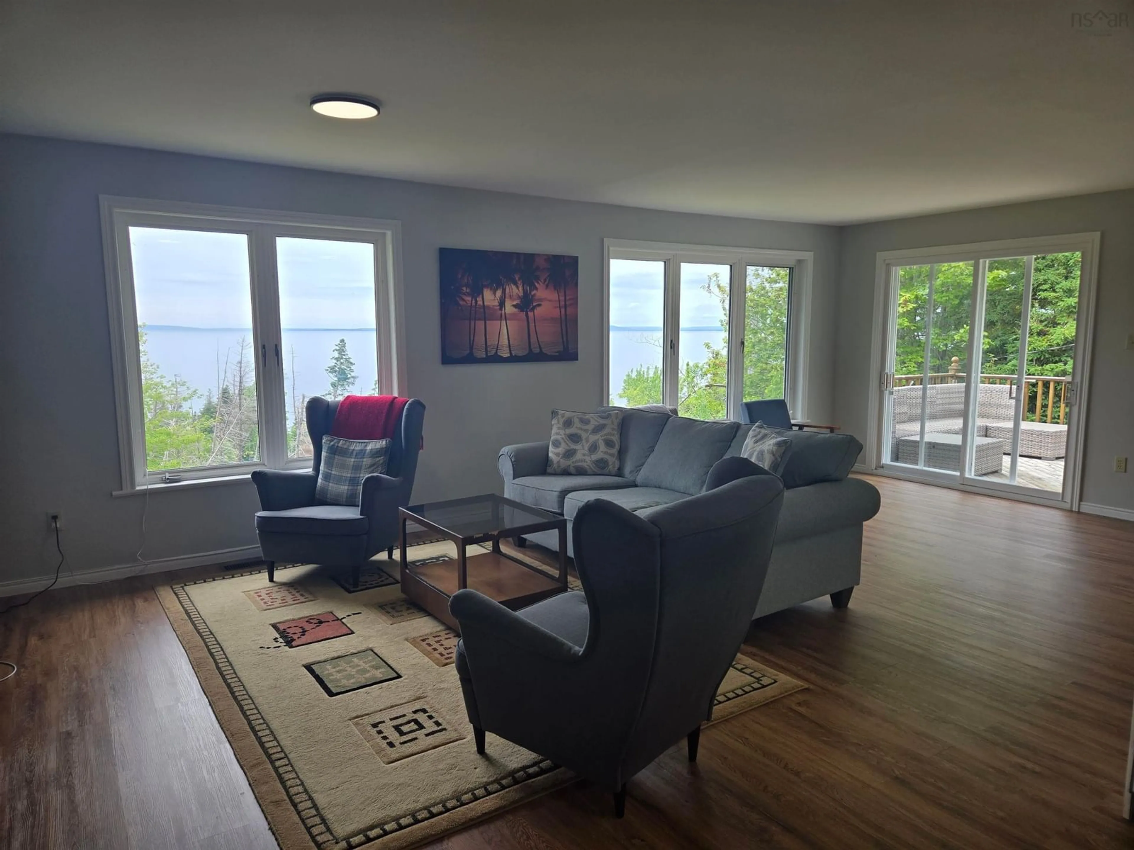 Living room with furniture, unknown for 601 Derby Point Rd, Grand Narrows Nova Scotia B1T 1E3