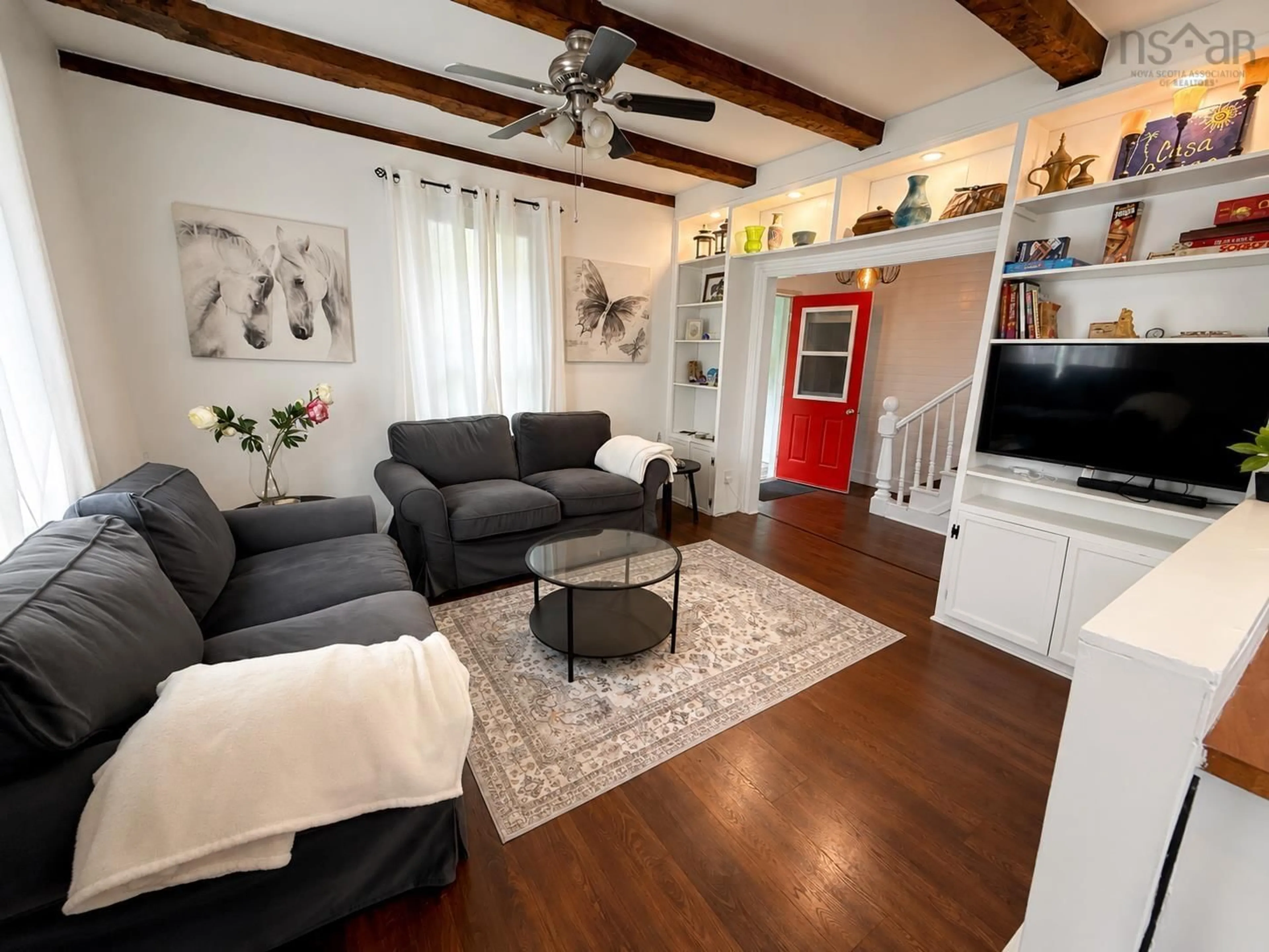 Living room with furniture, unknown for 14 River St, Eureka Nova Scotia B0K 1B0