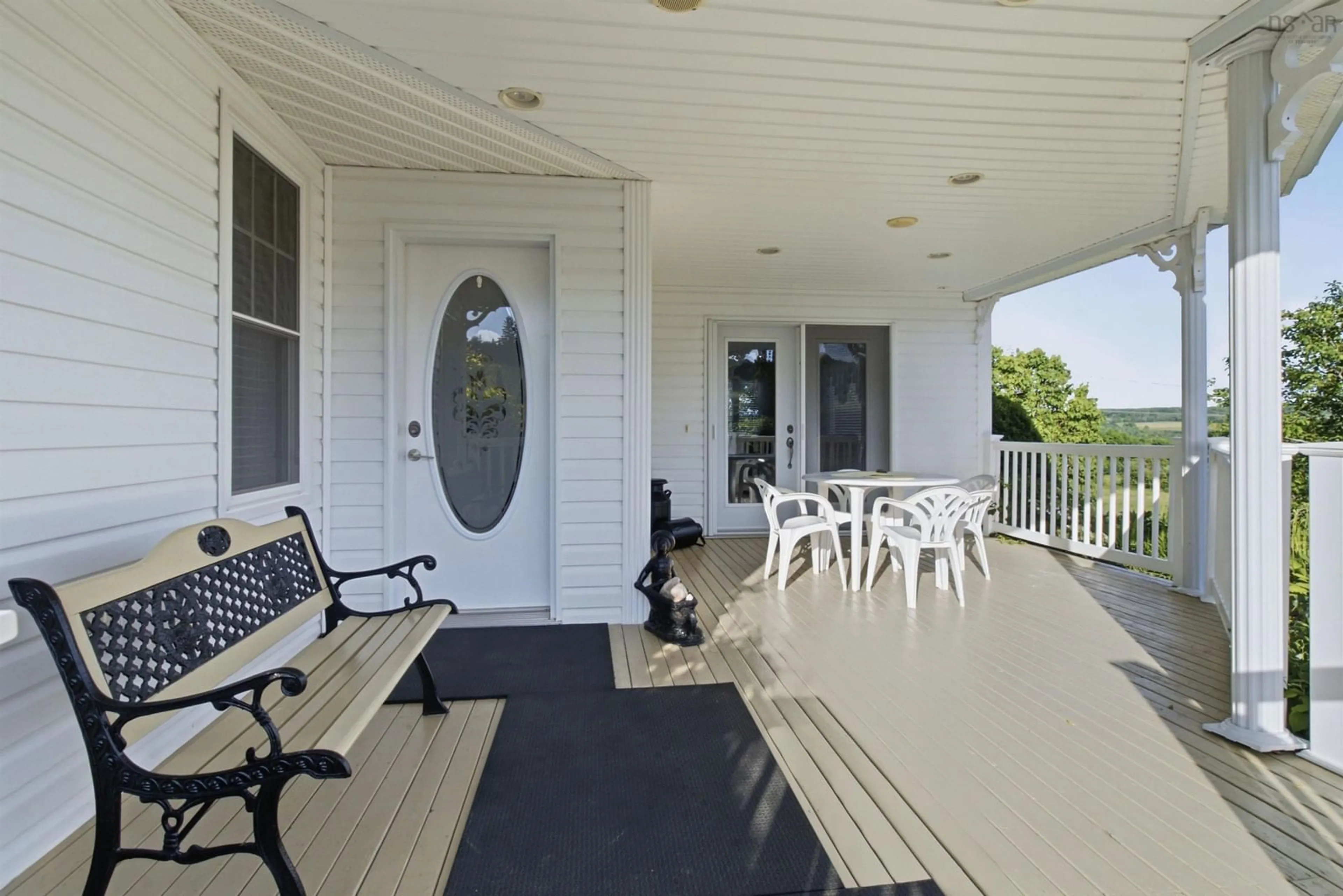 Patio, water/lake/river/ocean view for 5773 Stellarton Trafalgar Rd, Stellarton Nova Scotia B0K 1S0