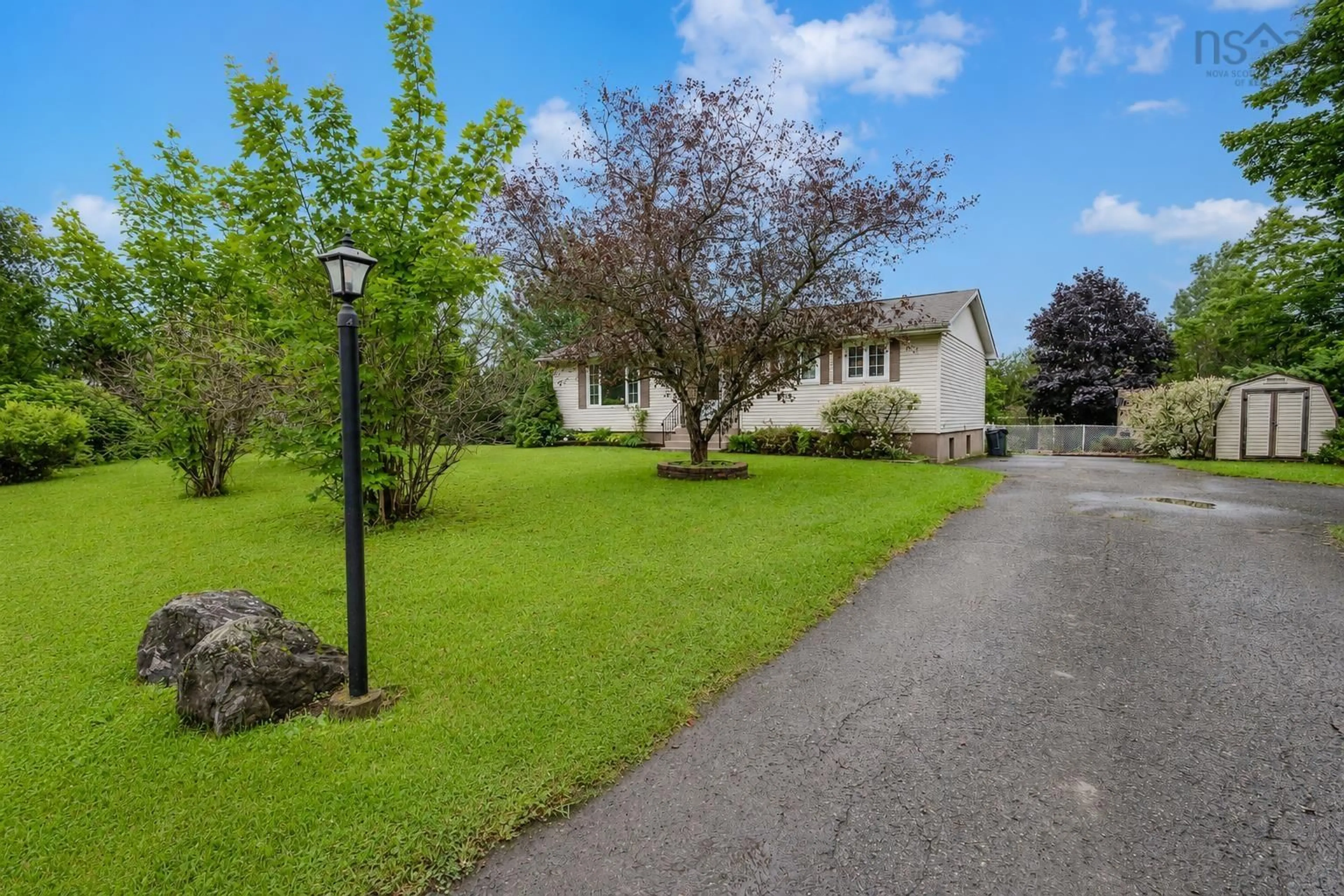 A pic from outside/outdoor area/front of a property/back of a property/a pic from drone, street for 76 Tometary Dr, Howie Centre Nova Scotia B1L 1G3